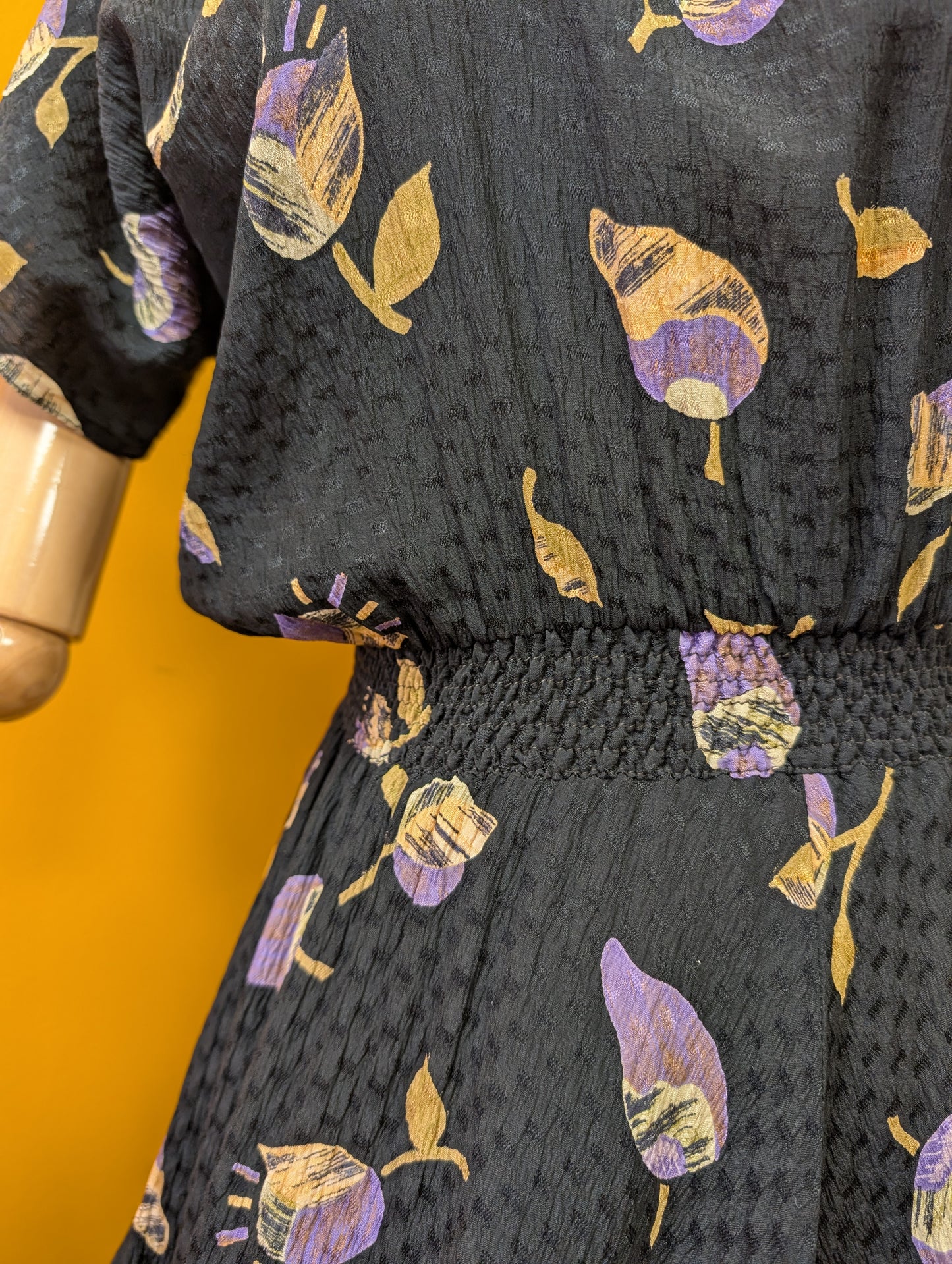 1980s Jean and Martin Pallant pure silk dress - XS/S