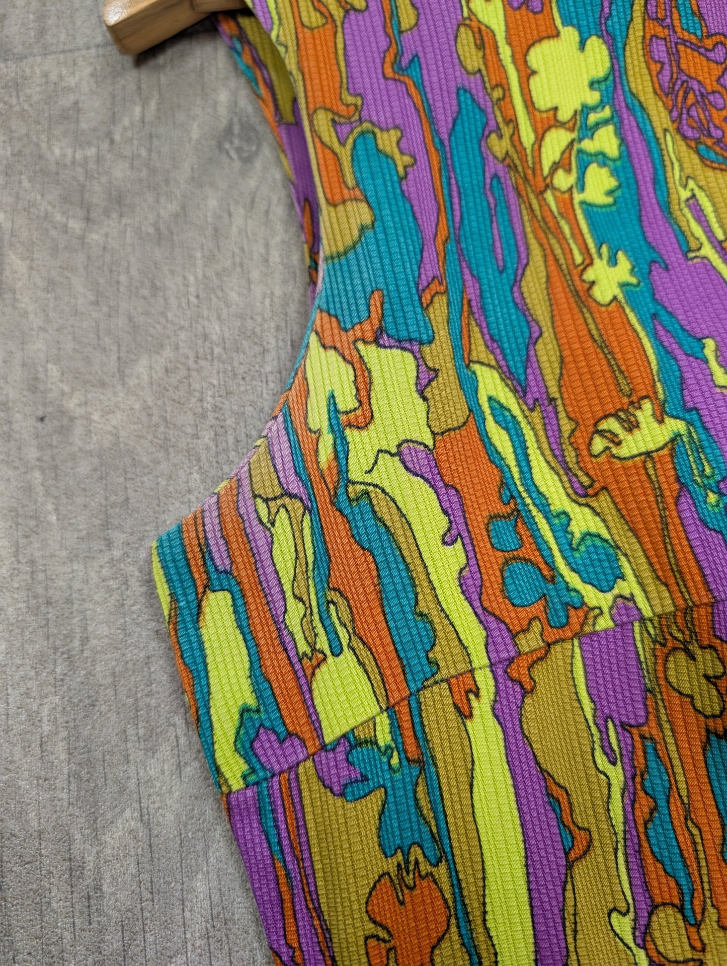 1960s Ladies Pride psychedelic dress - S/10