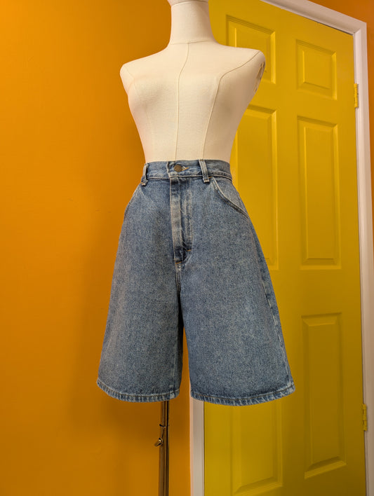 1990s Lee made in USA denim shorts - 28" waist