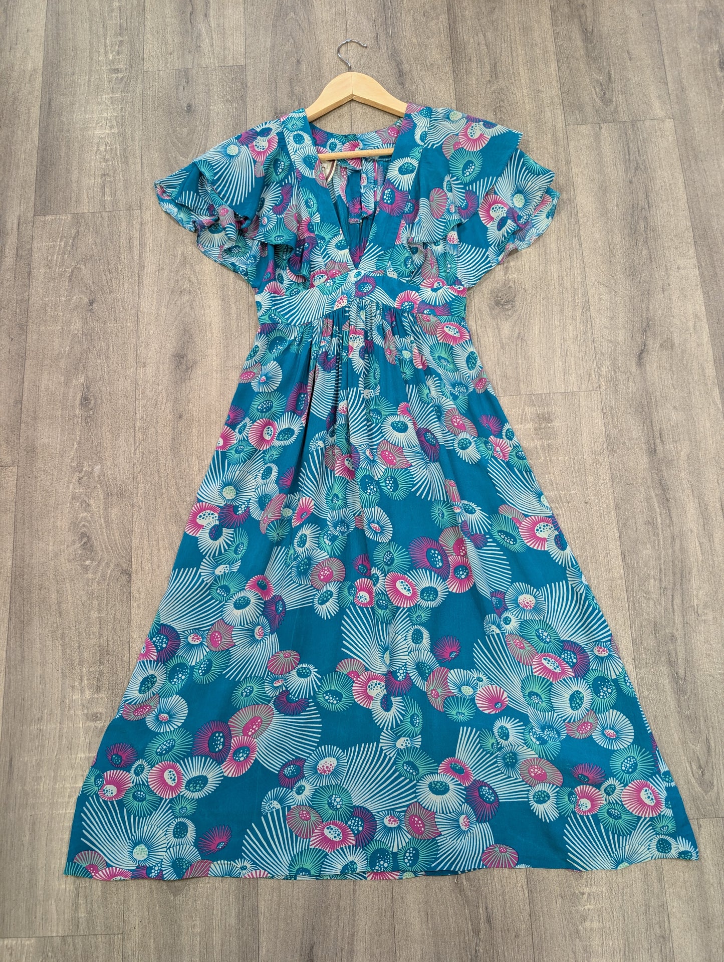 1970s Wallis rayon dress - XS/6