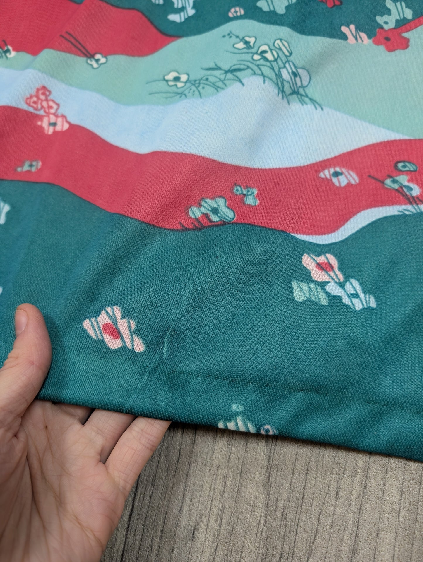 1970s Debenhams novelty print shirt - S