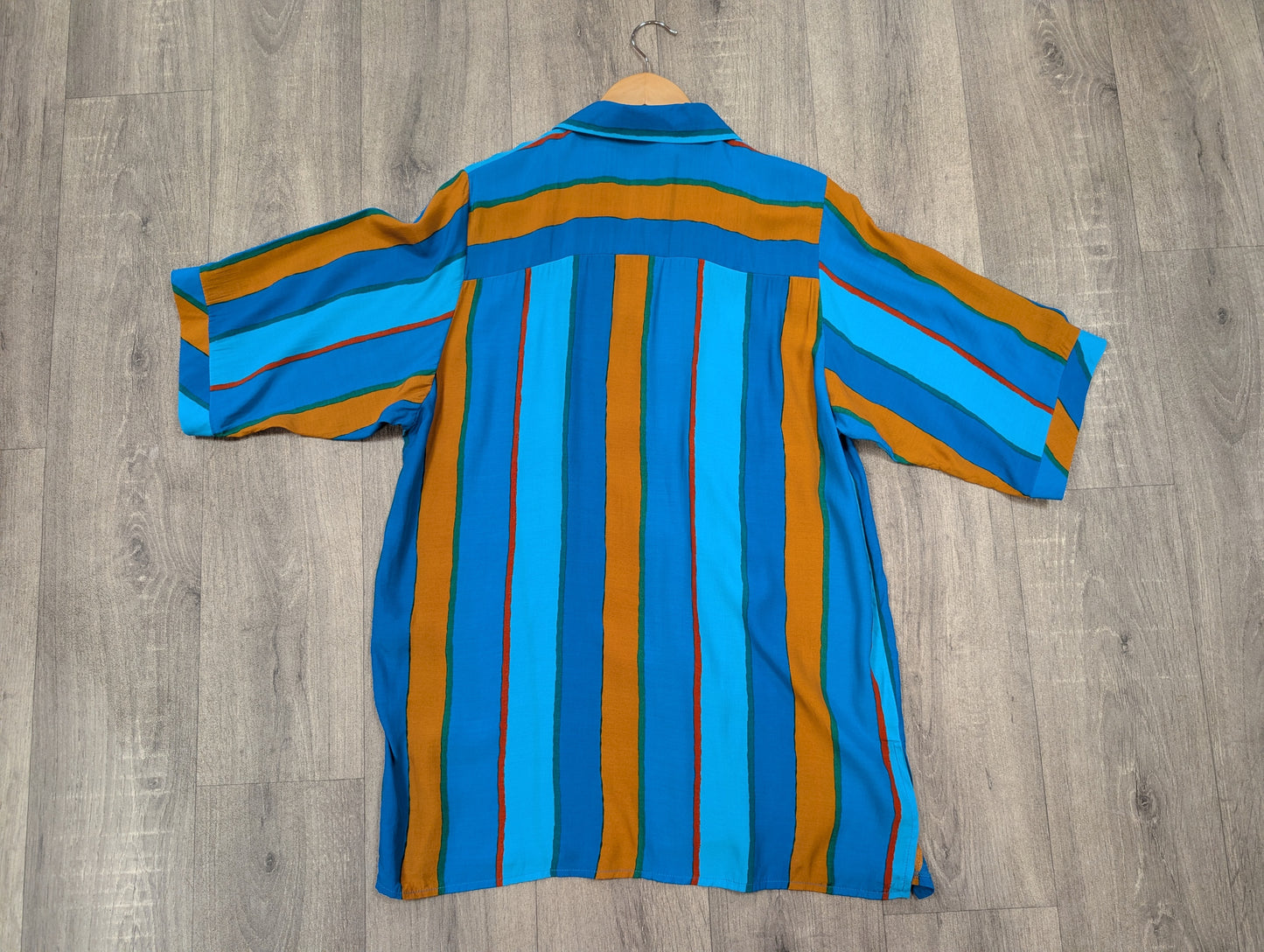 80s/90s Legacy striped shirt & skirt set - XS/S/6/8