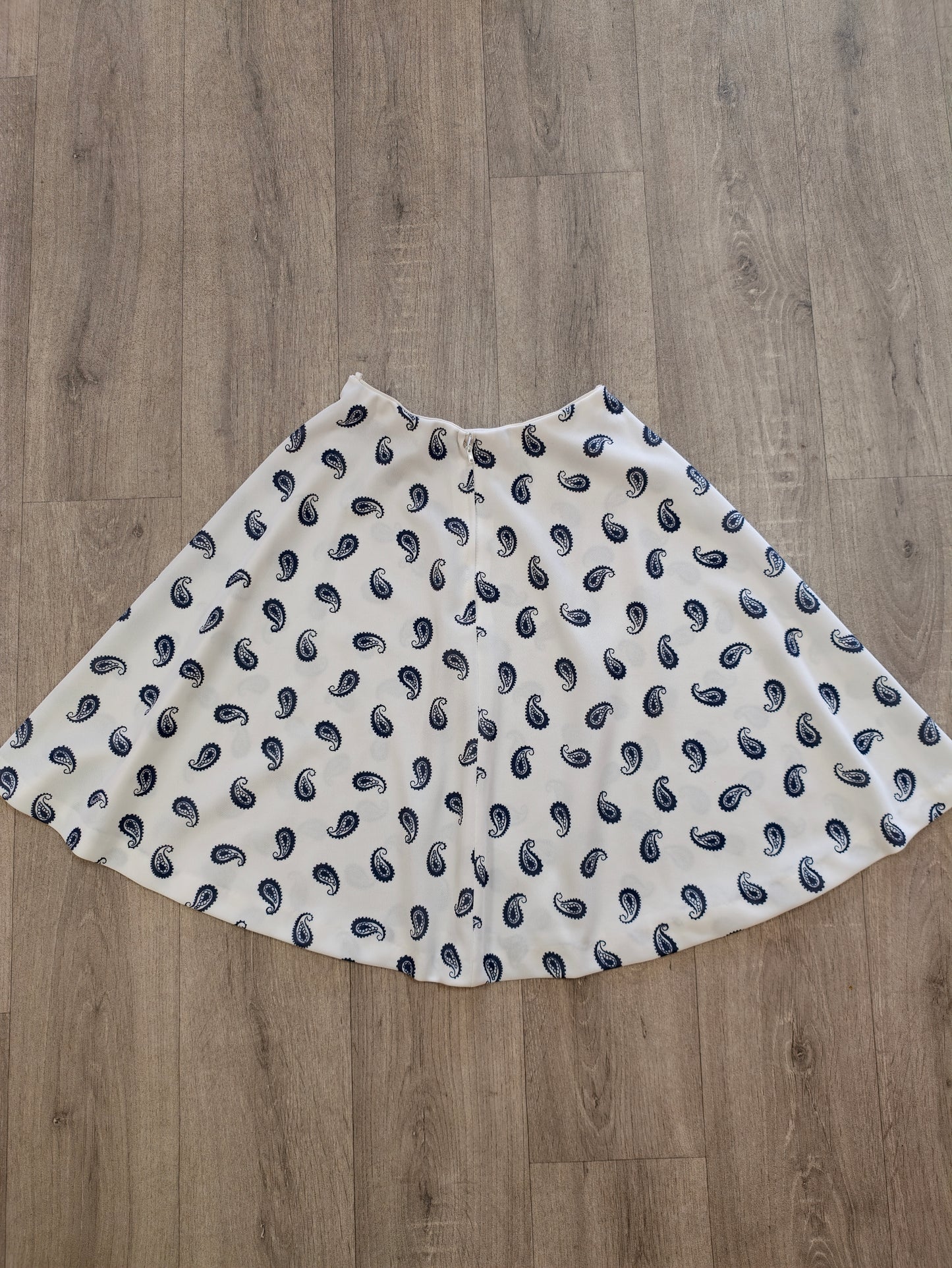 1970s paisley top and skirt - XS