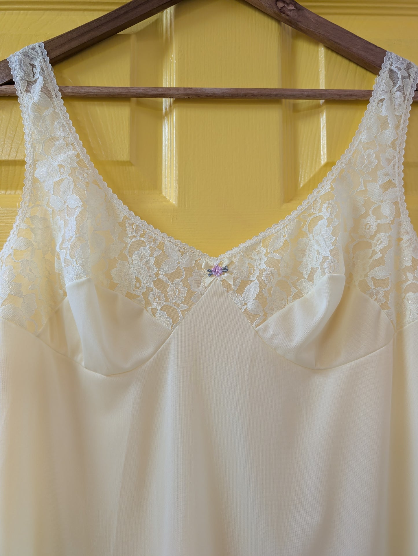 60s/70s Kayser yellow nightdress - M