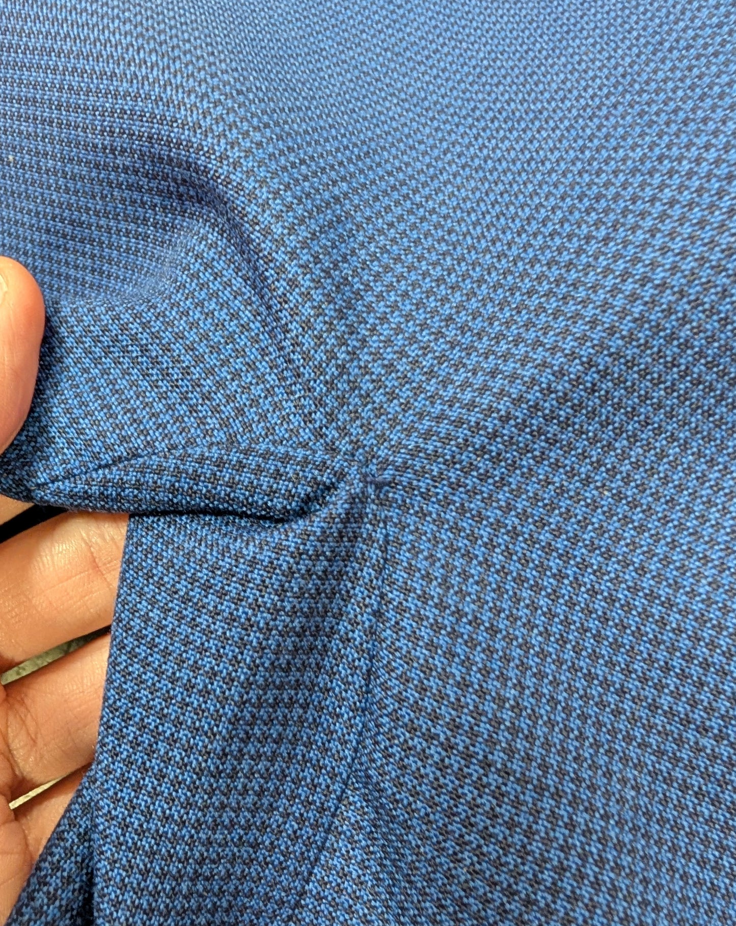 1960s blue check three piece suit - S/8