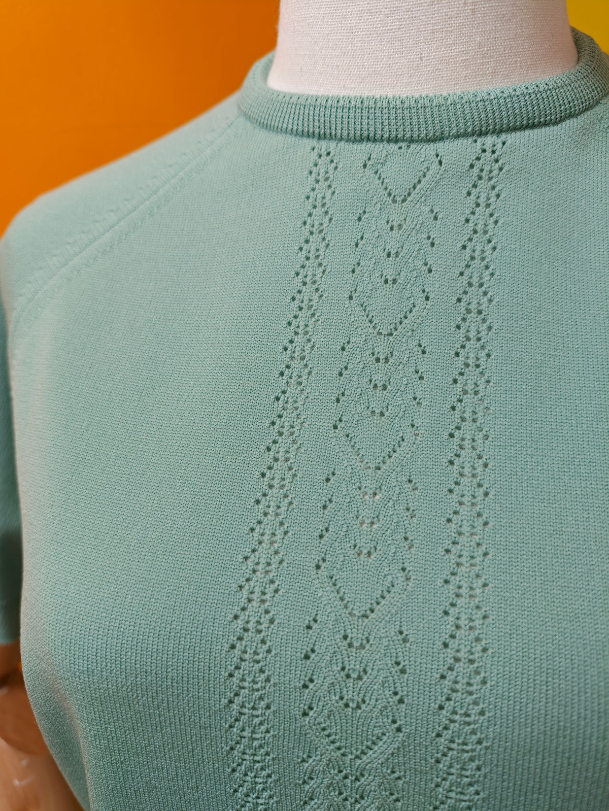 1970s Co-op green knit top - M
