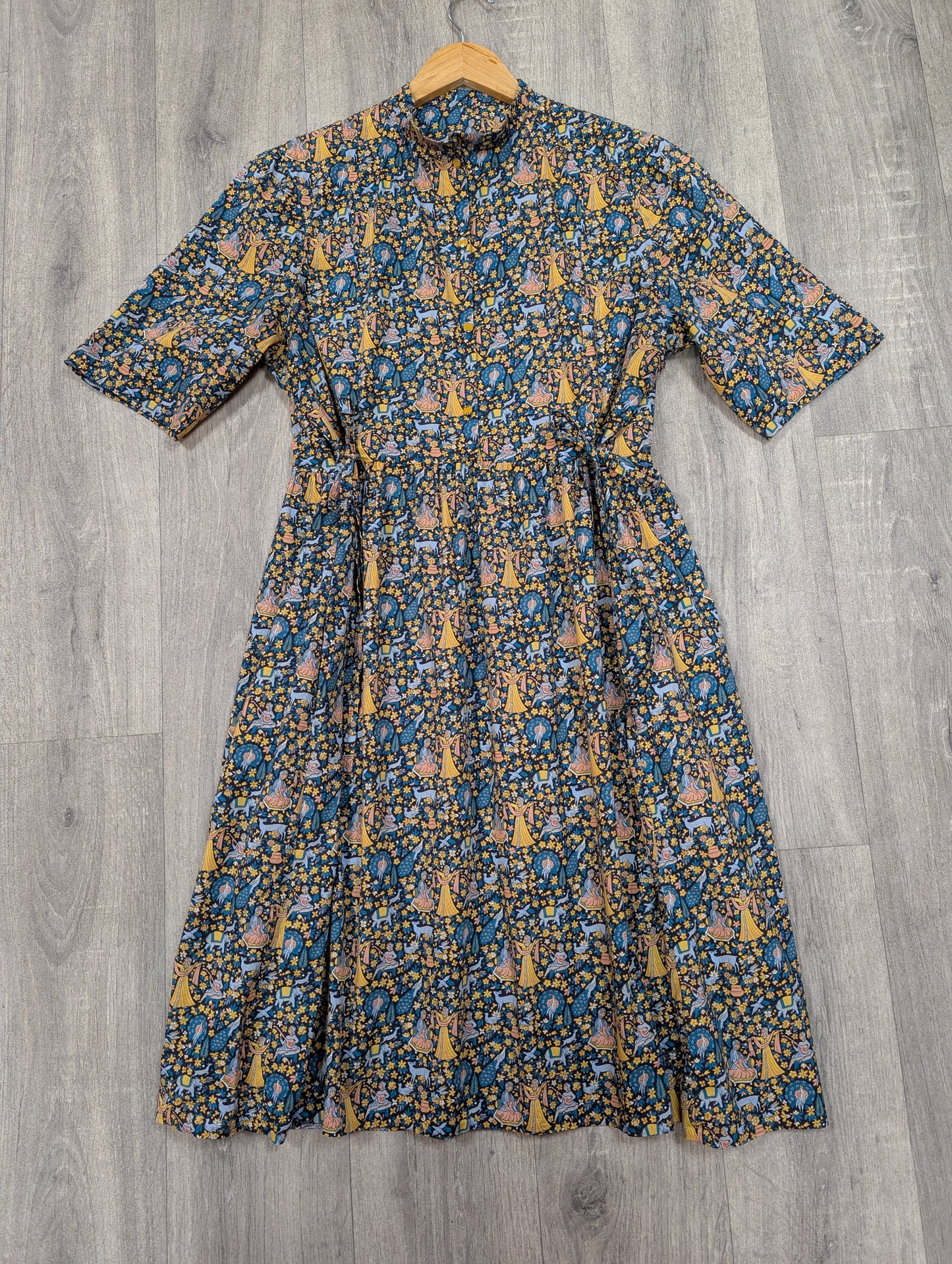 Liberty 'Dancing Ladies' print dress - M/L