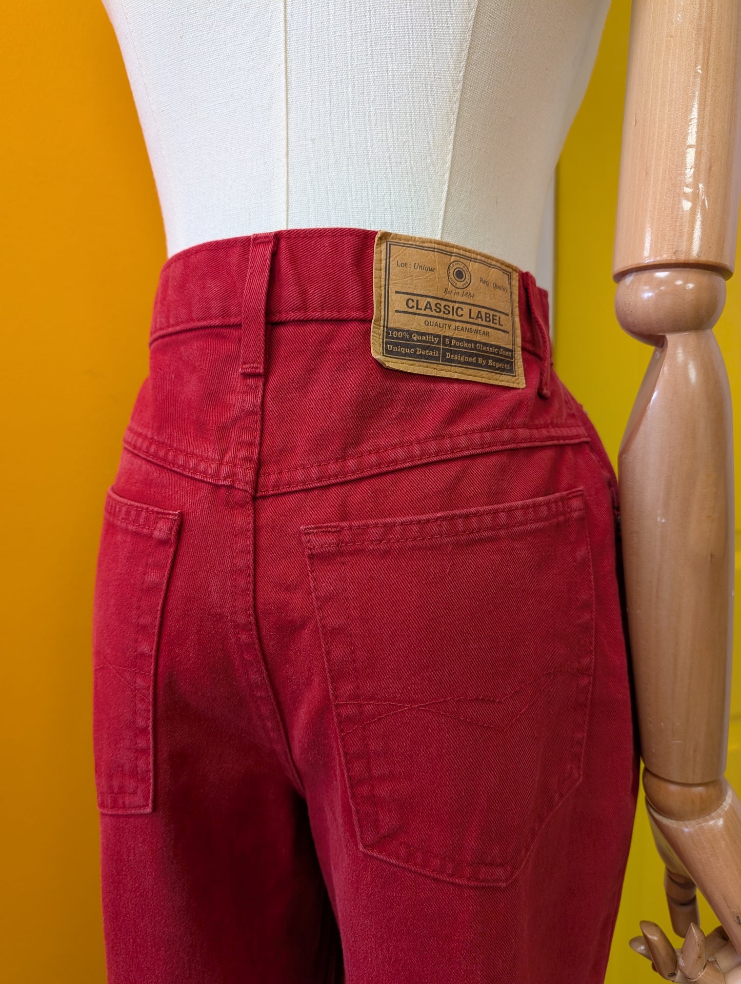 1990s St Michael red jeans - 26"W 30"L