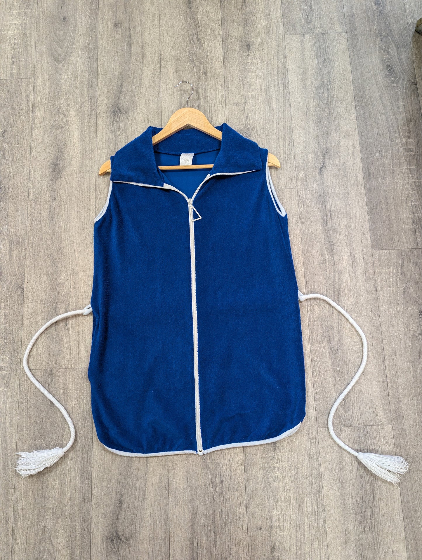 St Michael towelling zip up beach cover up