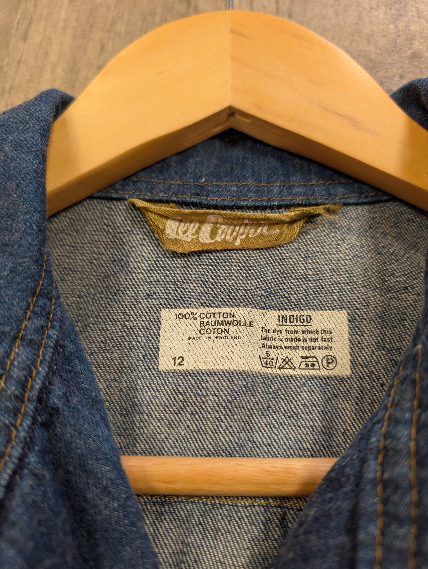 1970s Lee Cooper denim shirt - 10/12