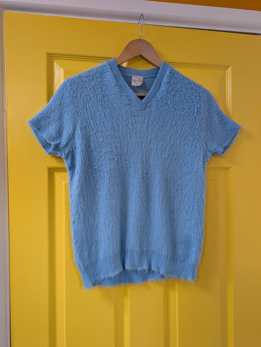 1960s turbo orlon fluffy fuzzy top/jumper - S/M