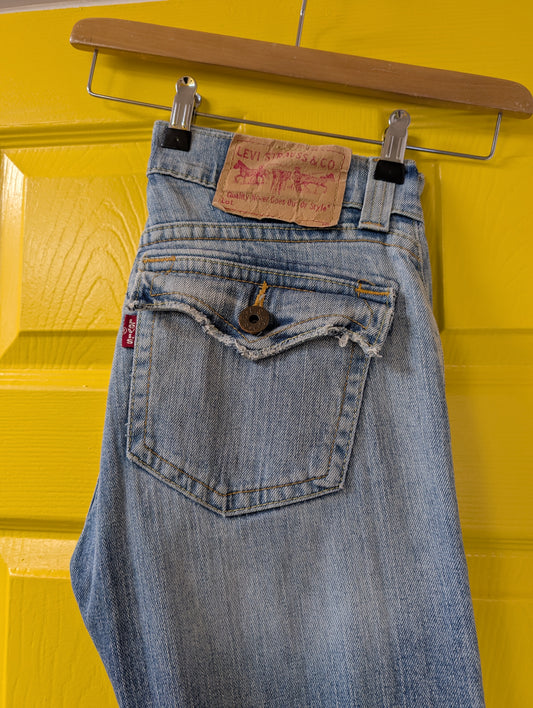 Levi's slouch flare jeans low rise - 31"W 31"L