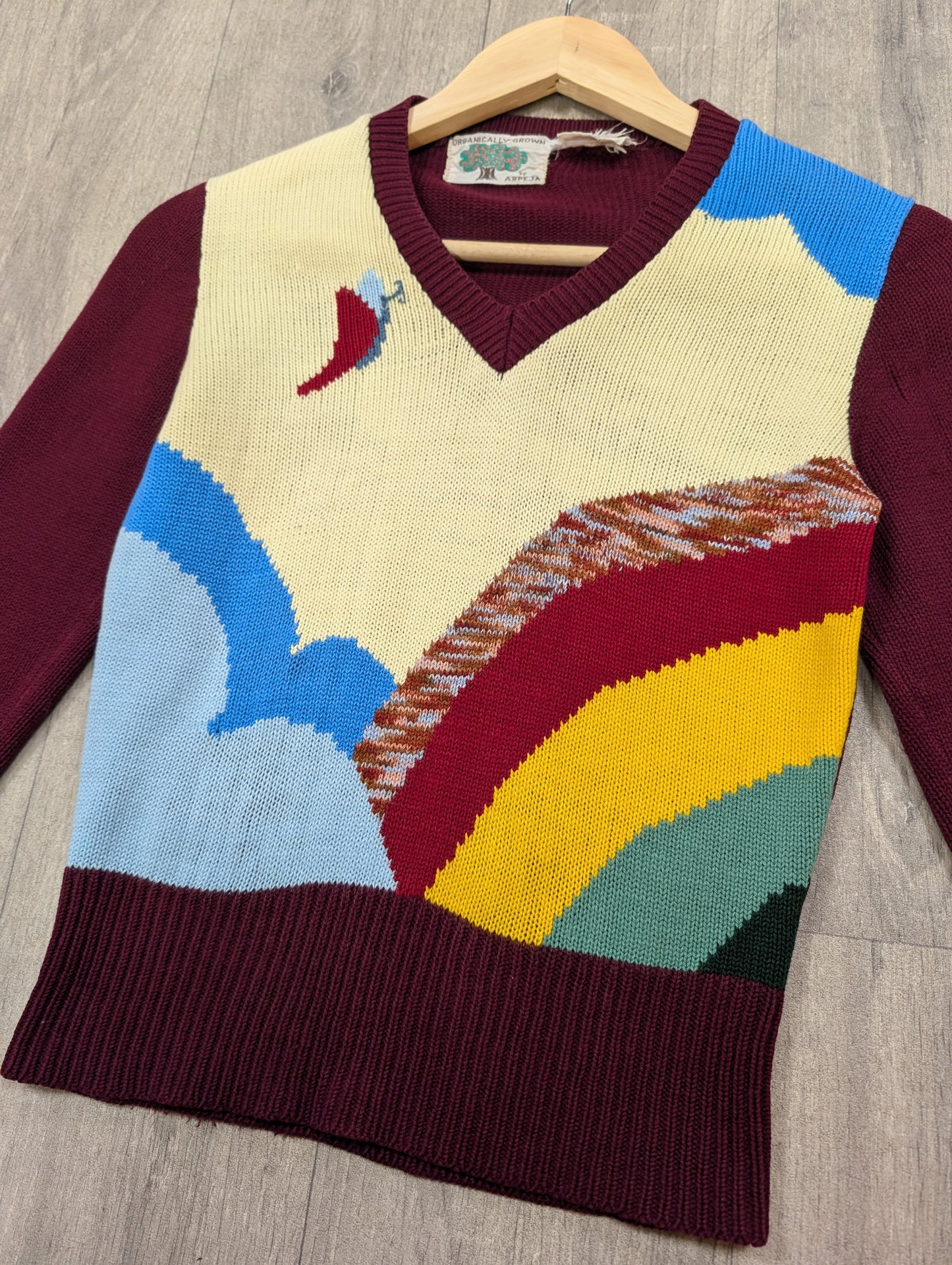 1970s Organically Grown by Arpeja novelty jumper - XS