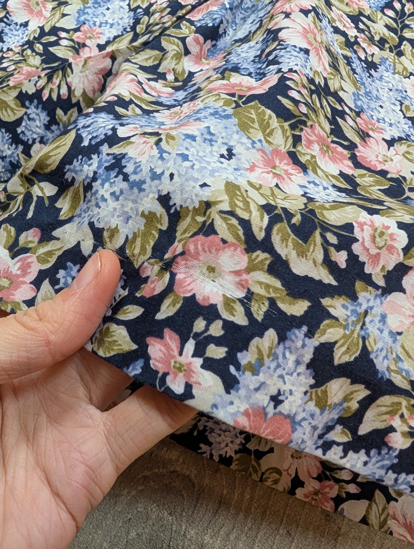 1990s Laura Ashley floral cotton dress - XS/6/8