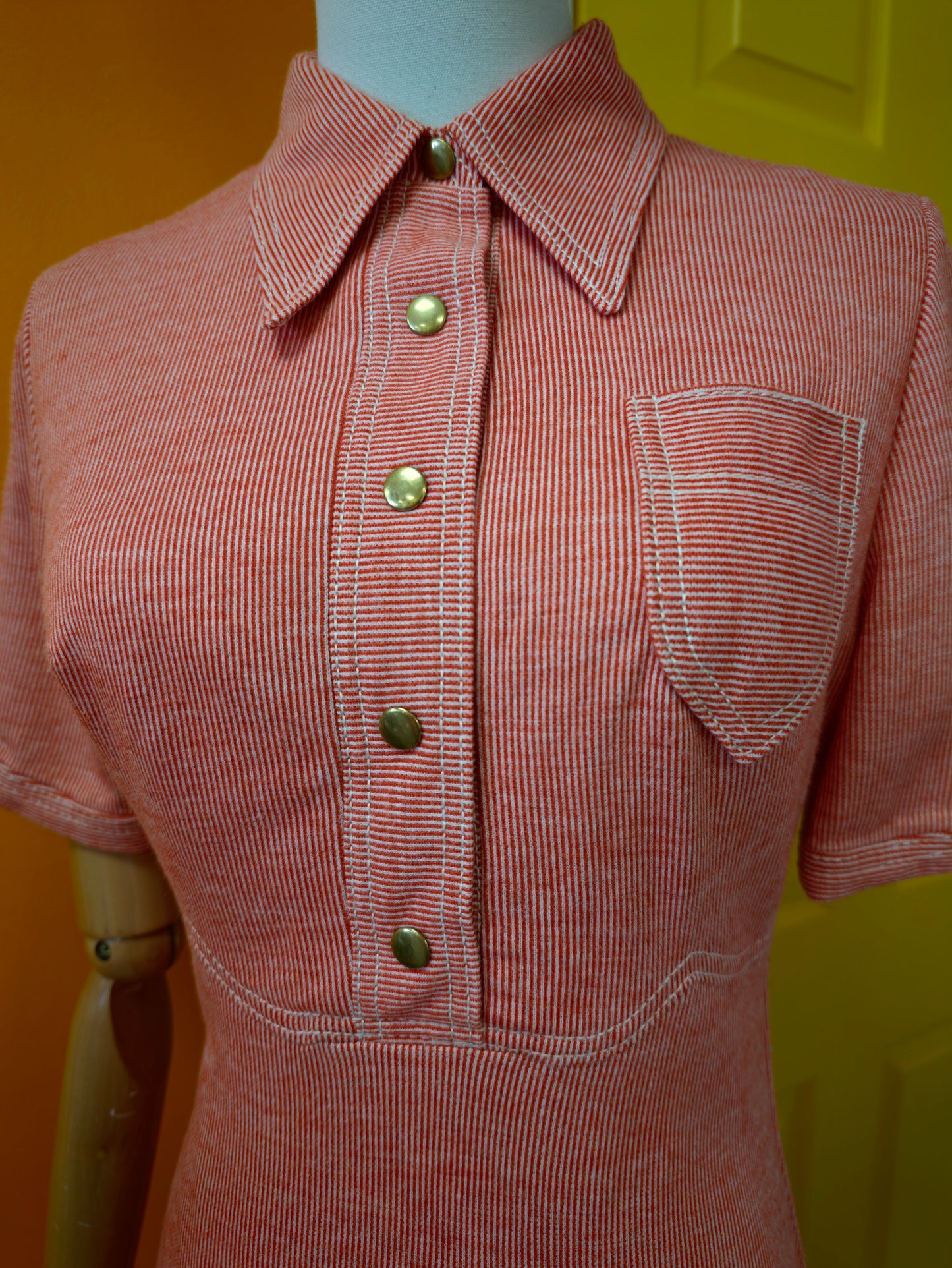 1970s Lucie Linden mini dress - S/8/10