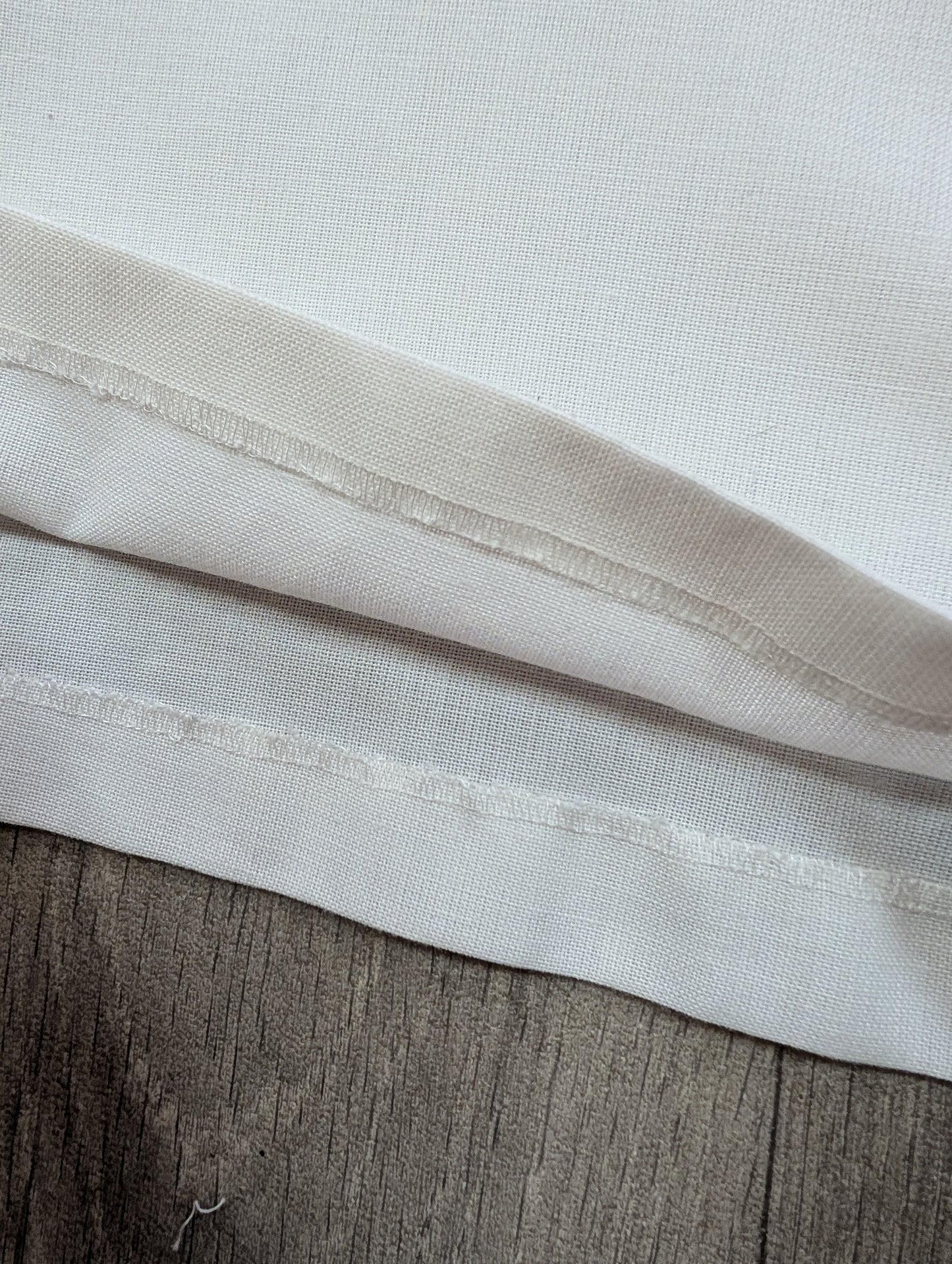 1970s white jumpsuit with MG patch - S/M/10/12
