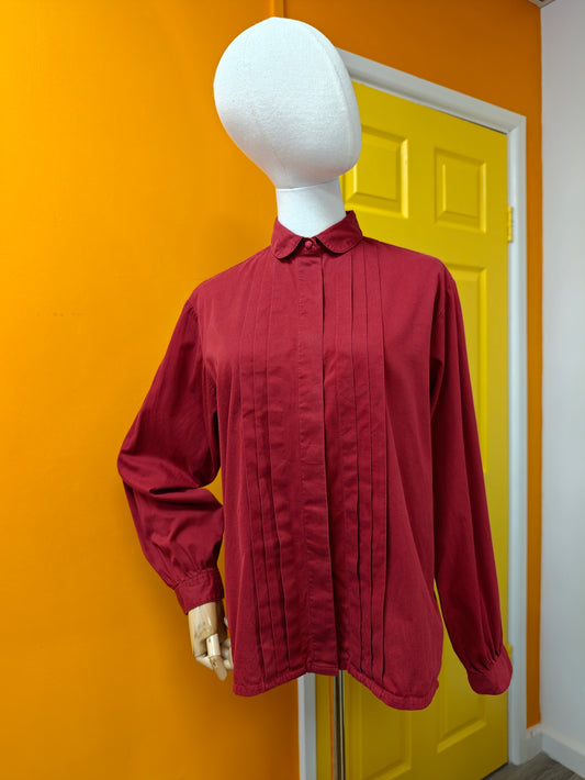 80s/90s Jumpers cotton shirt - L