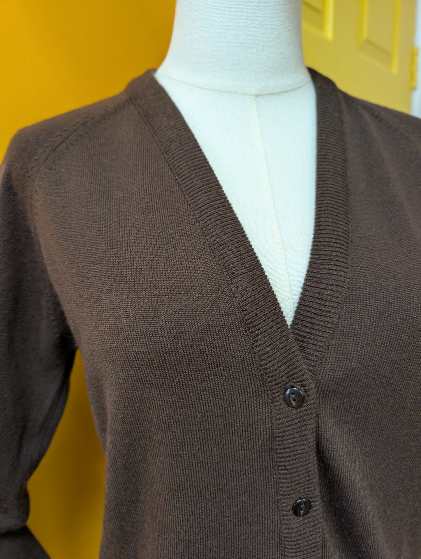 Czarina brown cardigan - S