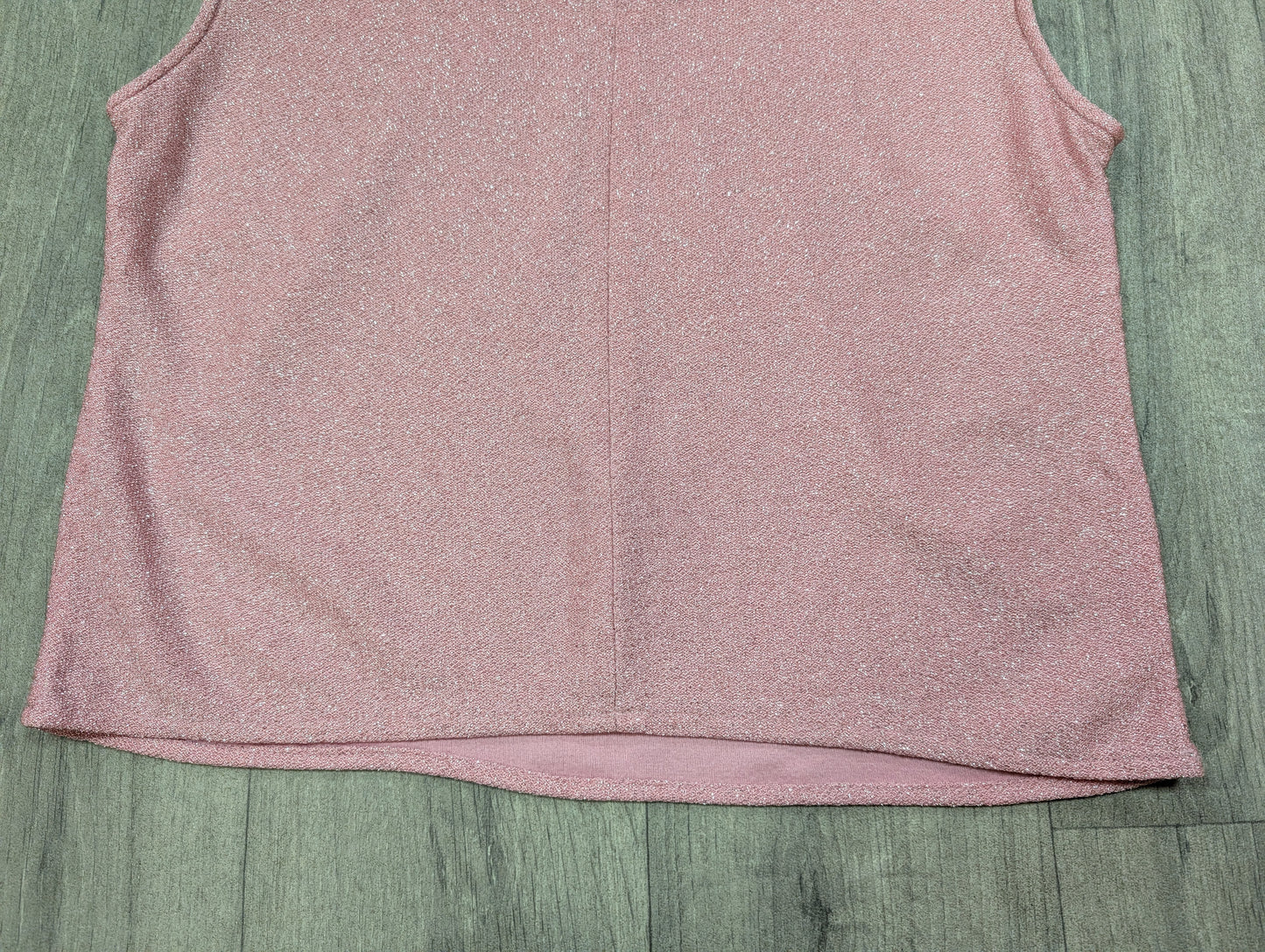 1960s Keynote pink/silver lurex top - M