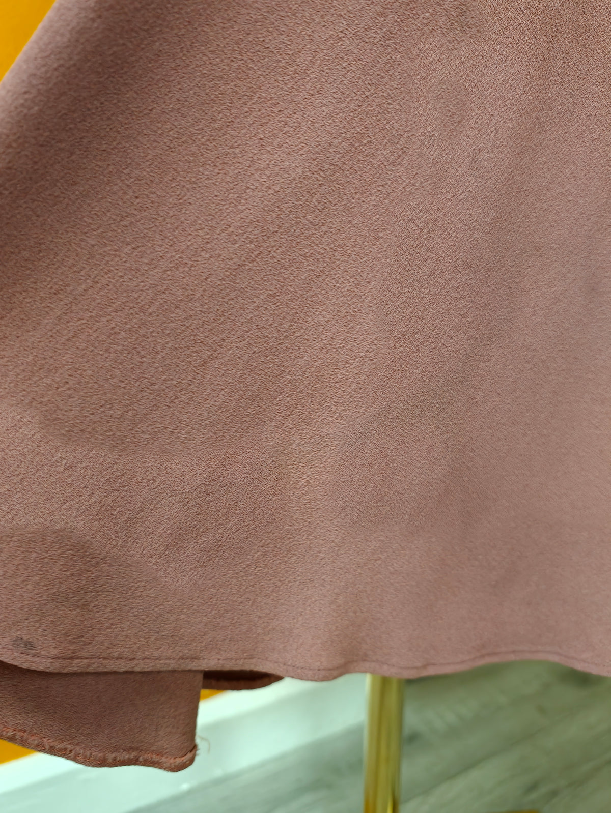 1970s Biba moss crepe wrap dress - XS