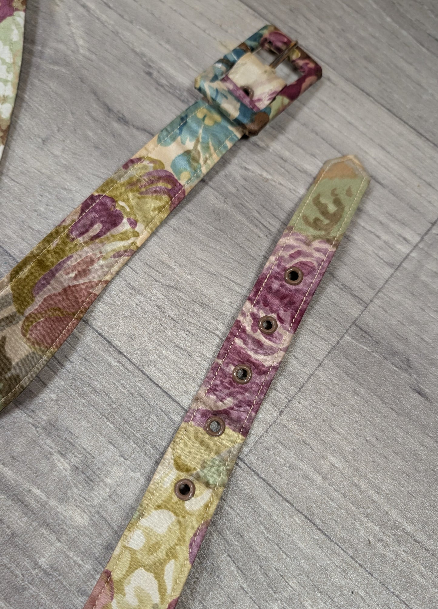 1950s Roecliff and Chapman full circle cotton dress and belt - 34"B, 26"W