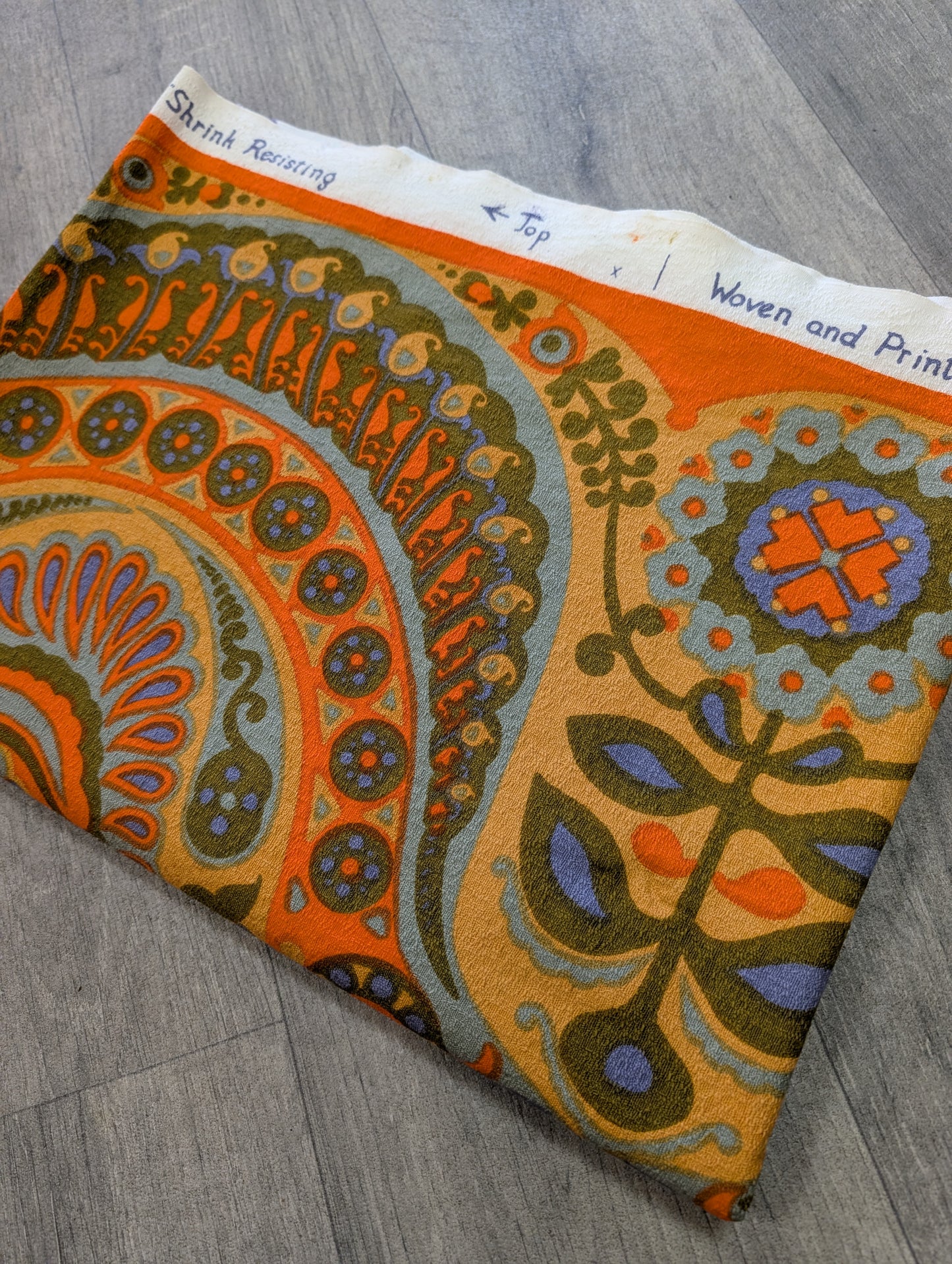 1960s Pageant by Jyoti Bhomik for Heals psychedelic fabric