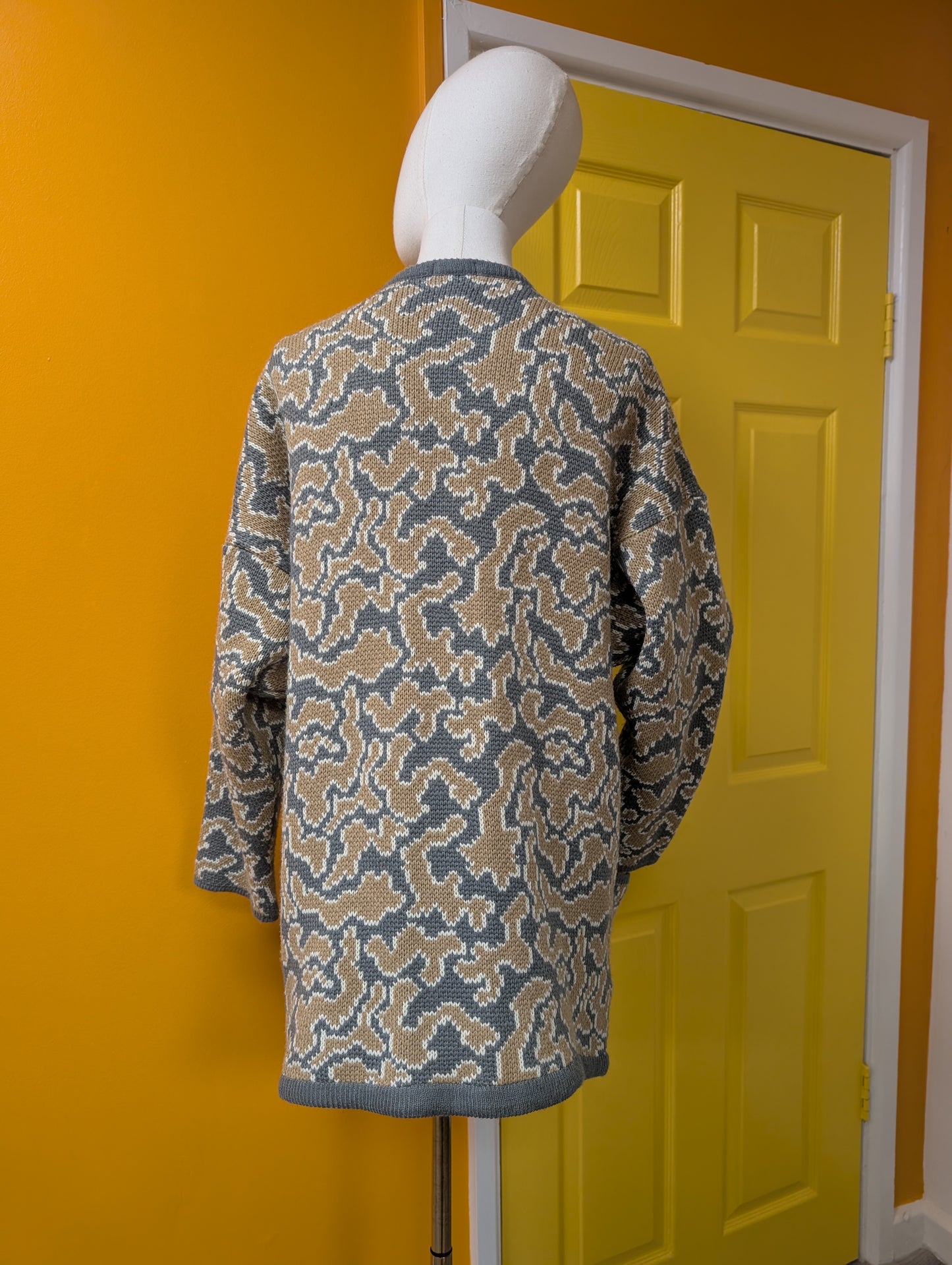 1980s Bill Gibb wool blend cardigan - S/M
