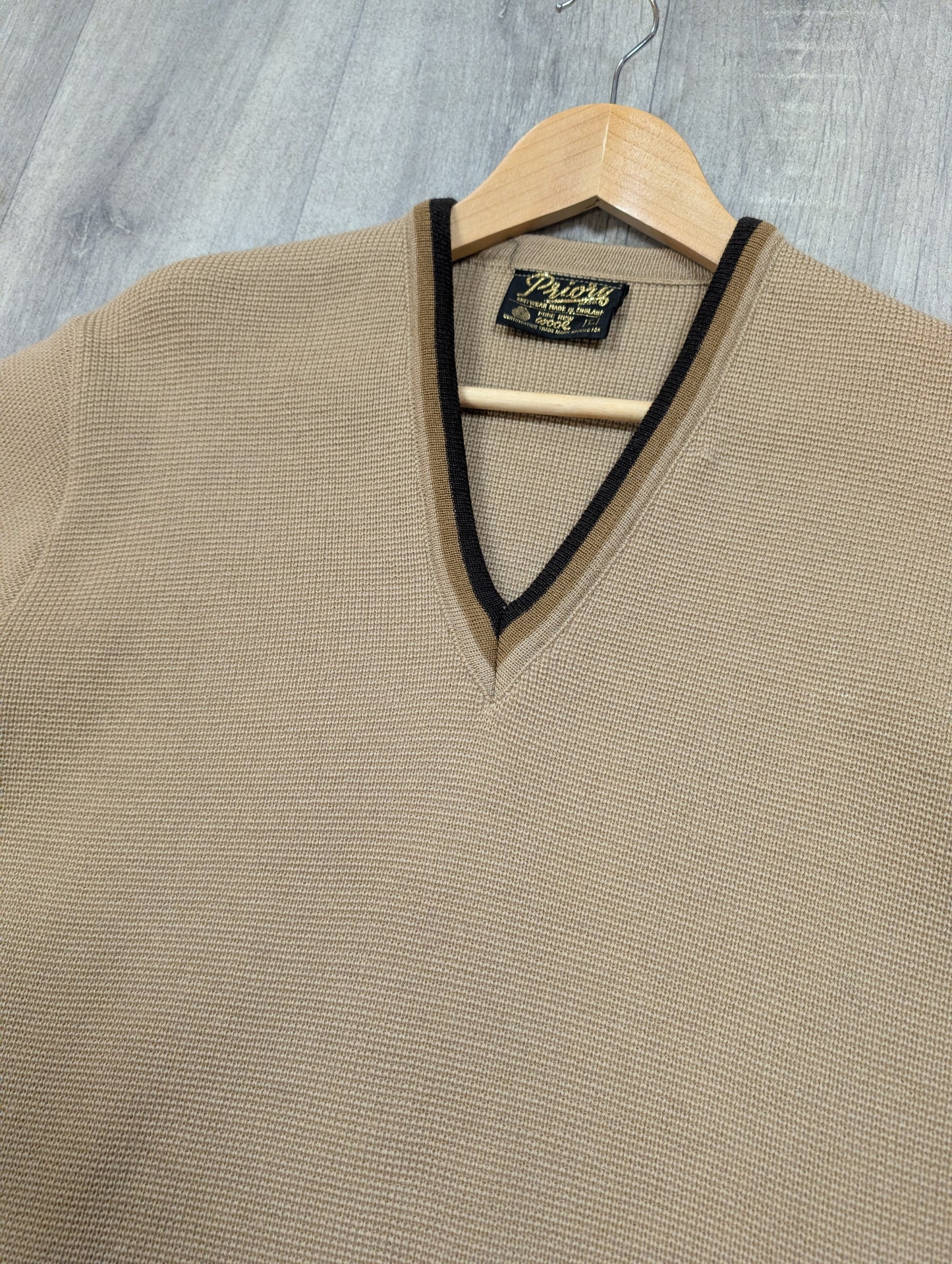 1970s Priory pure wool jumper