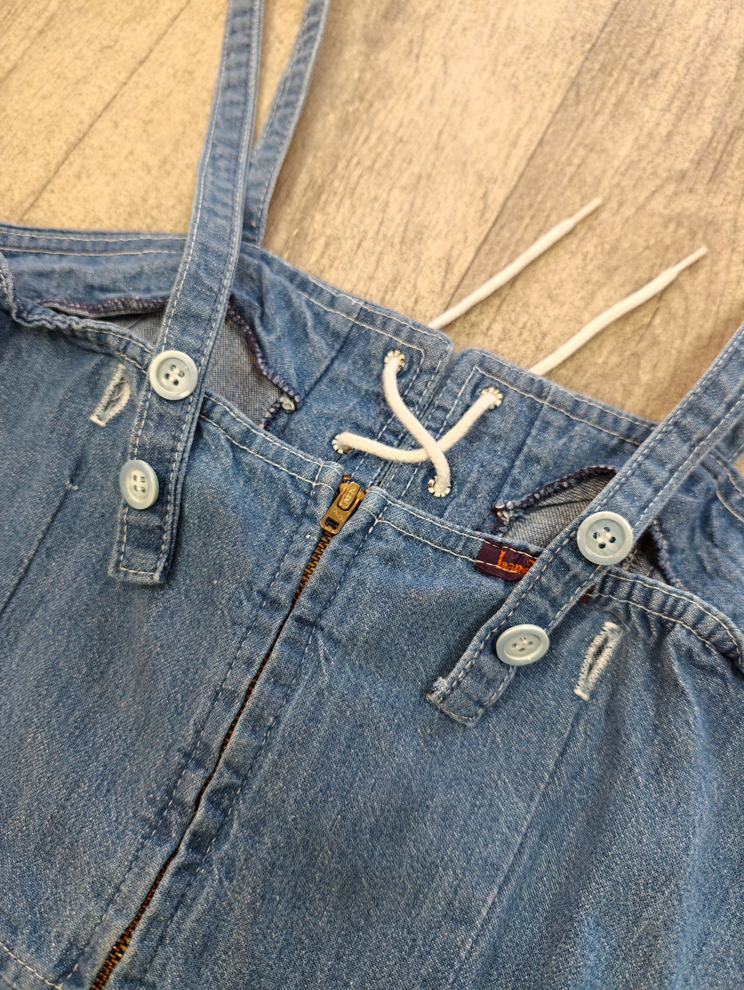1970s Landlubber denim jumpsuit - XS/6