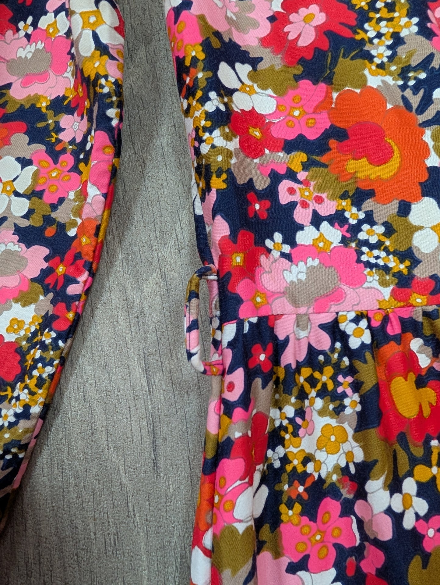 60s/70s St Michael cotton maxi dress - S/10
