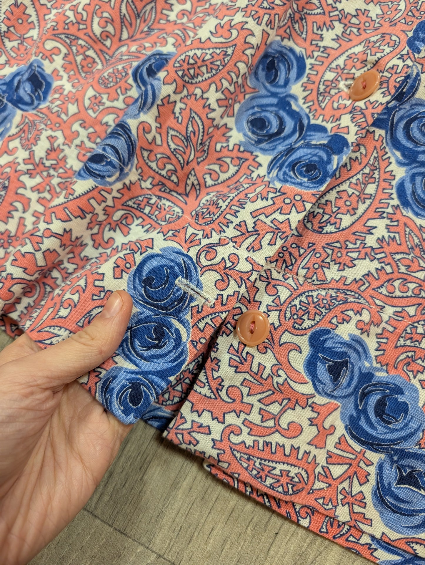 Paisley & rose print dress - XS/S