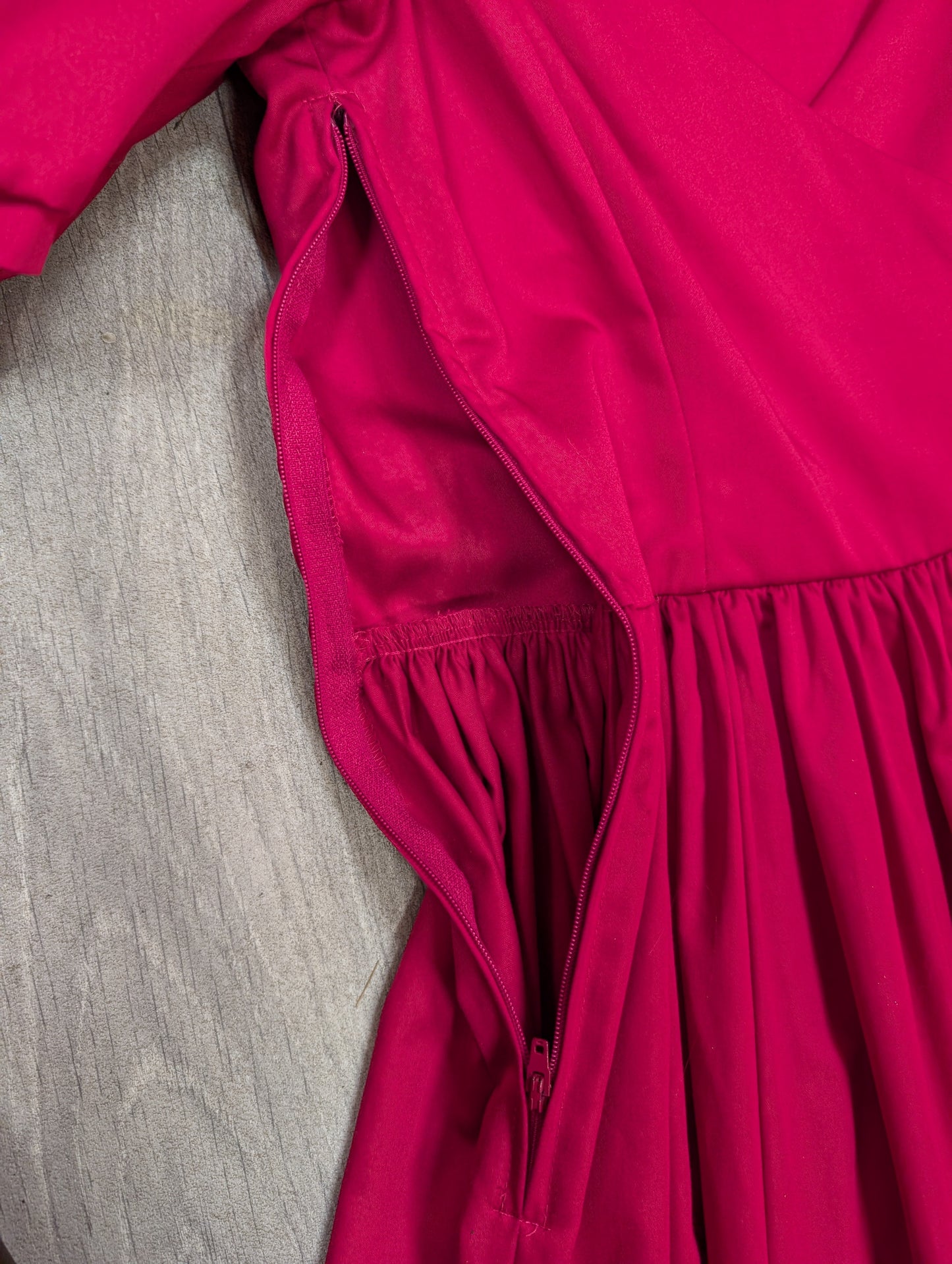 1980s Laura Ashley pink dress with belt - S/10