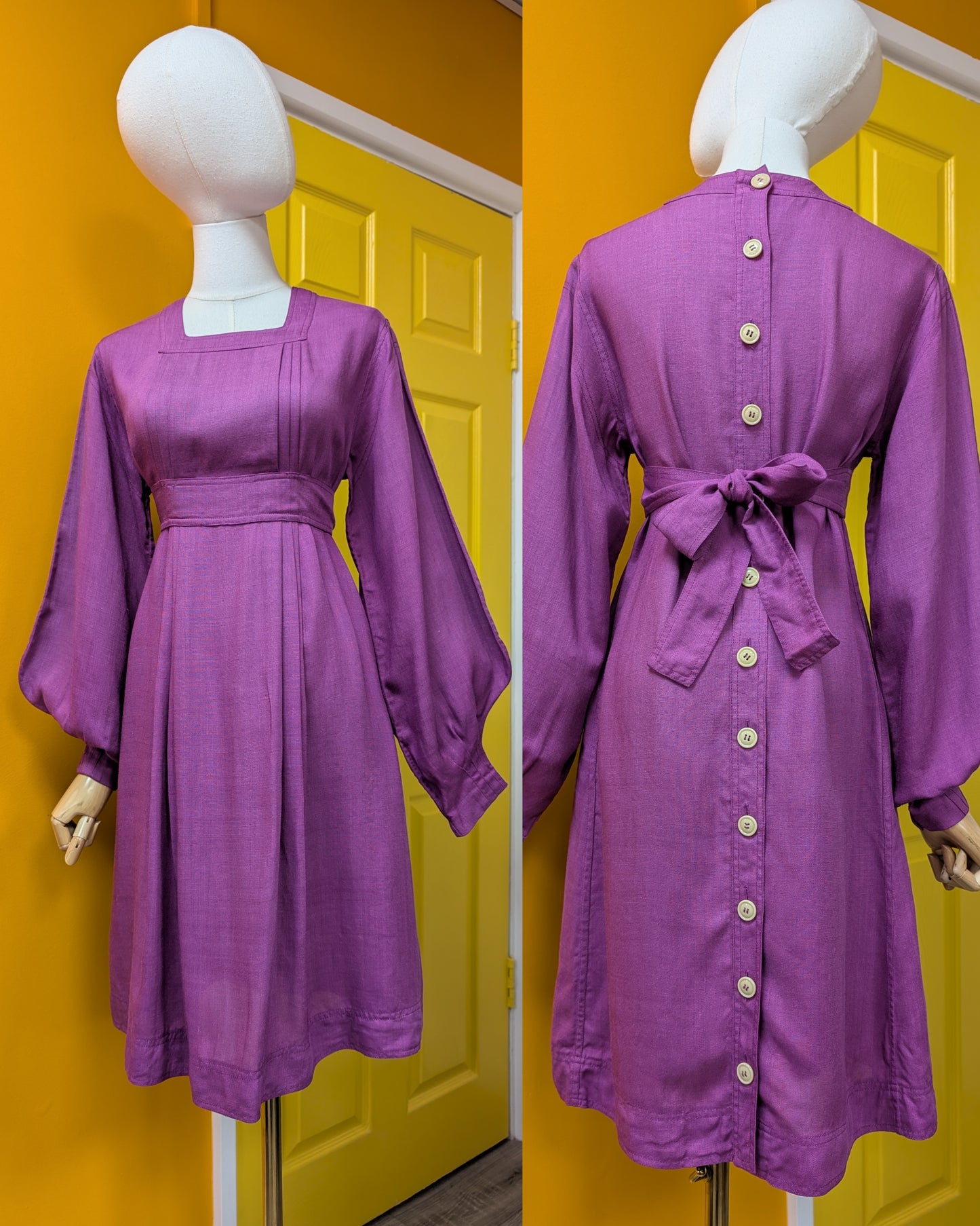 Wonderful 1970s Jean Muir dress - S/8/10