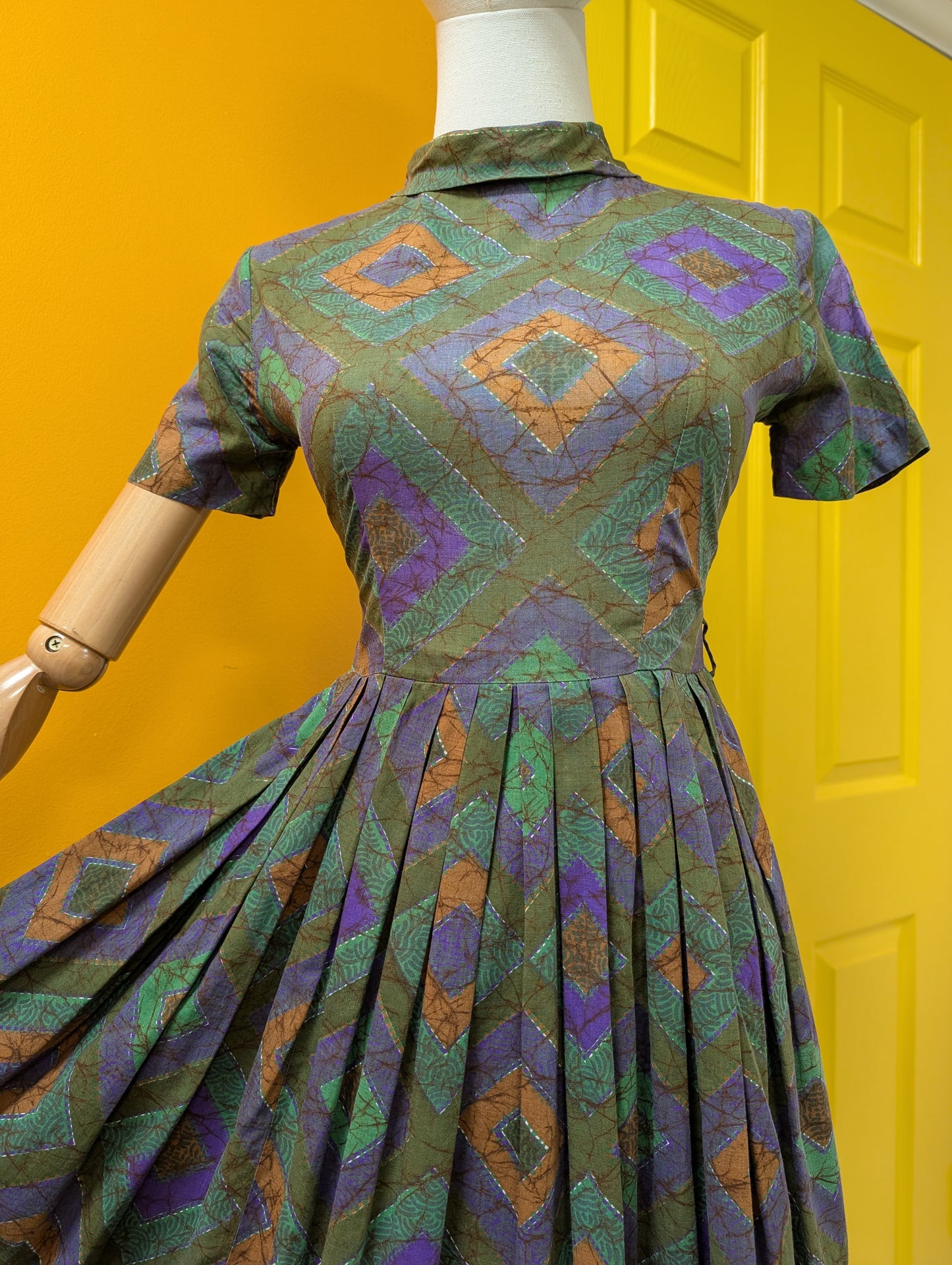 50s/60s Bonnie Blair dress - XS/6