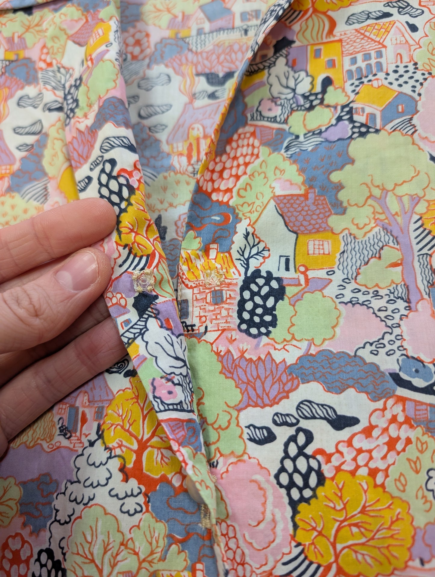 Liberty Heath View print shirt - M
