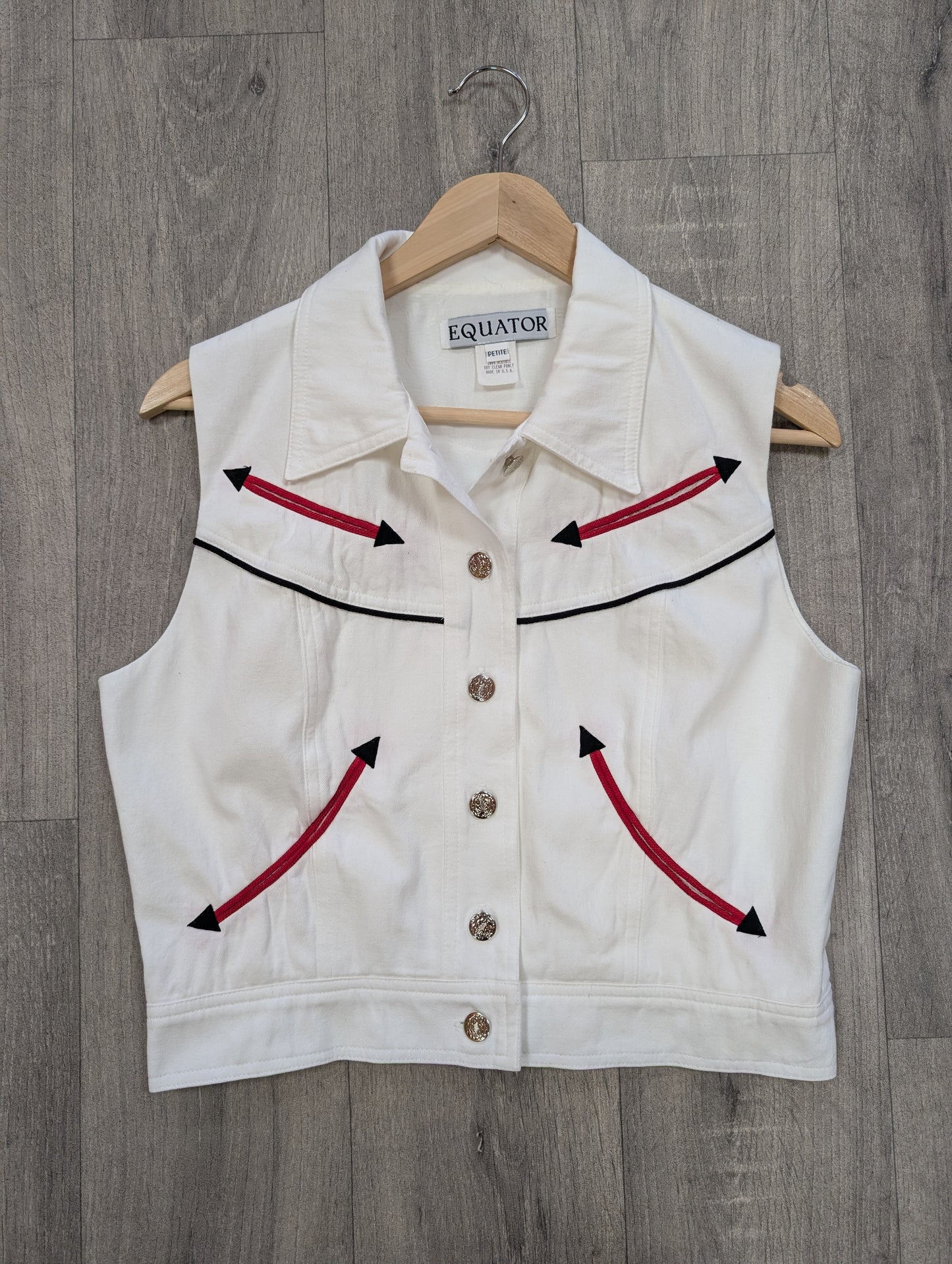 1990s Equator western vest - M