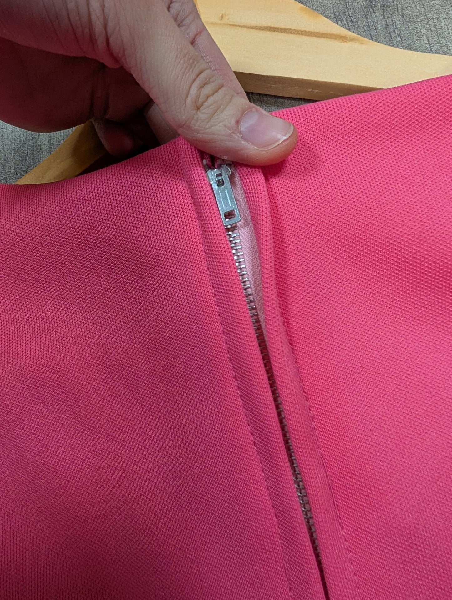 1960s pink mini dress - S/8