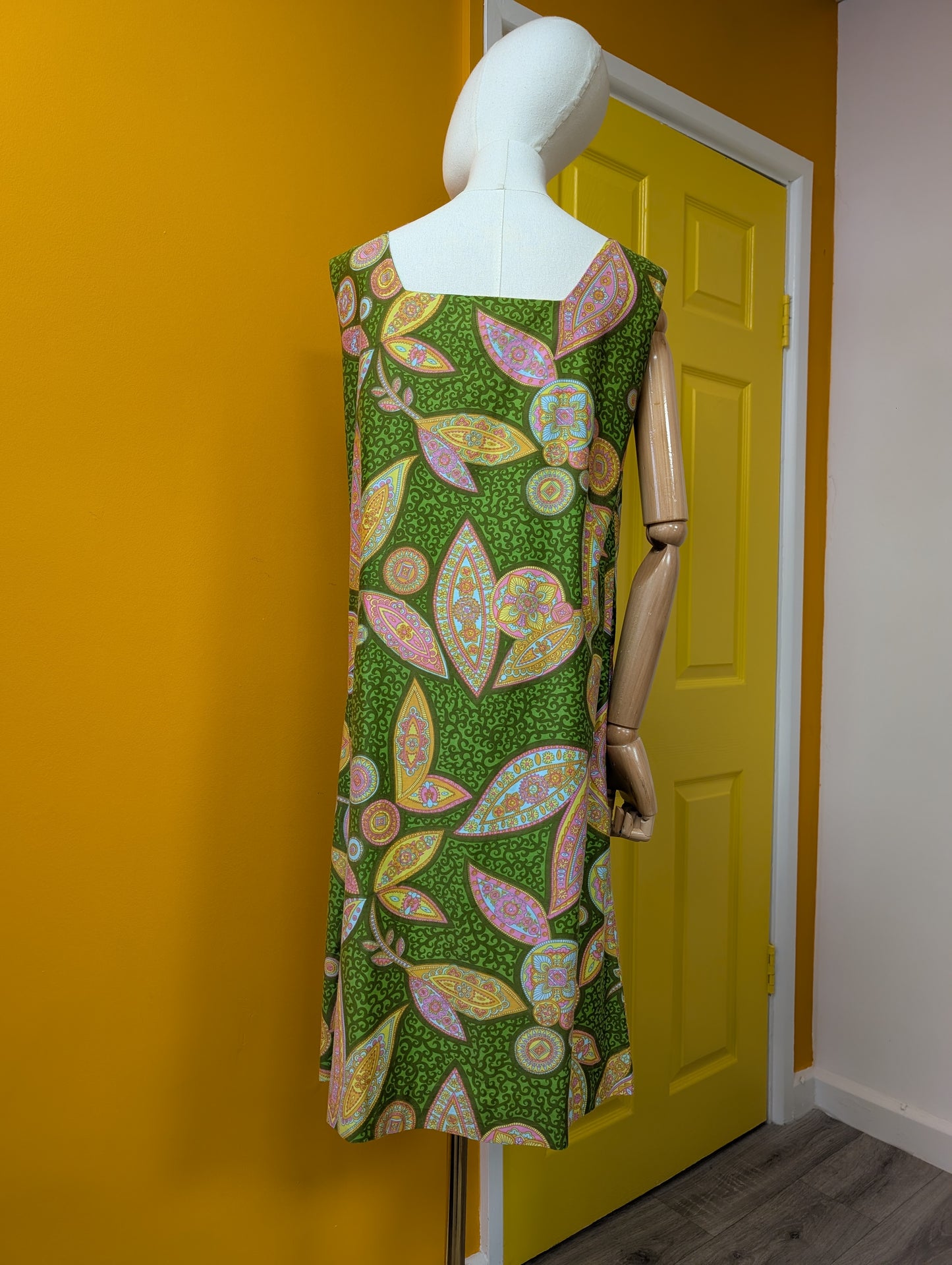 1960s Global paisley print dress - M/L/14/16