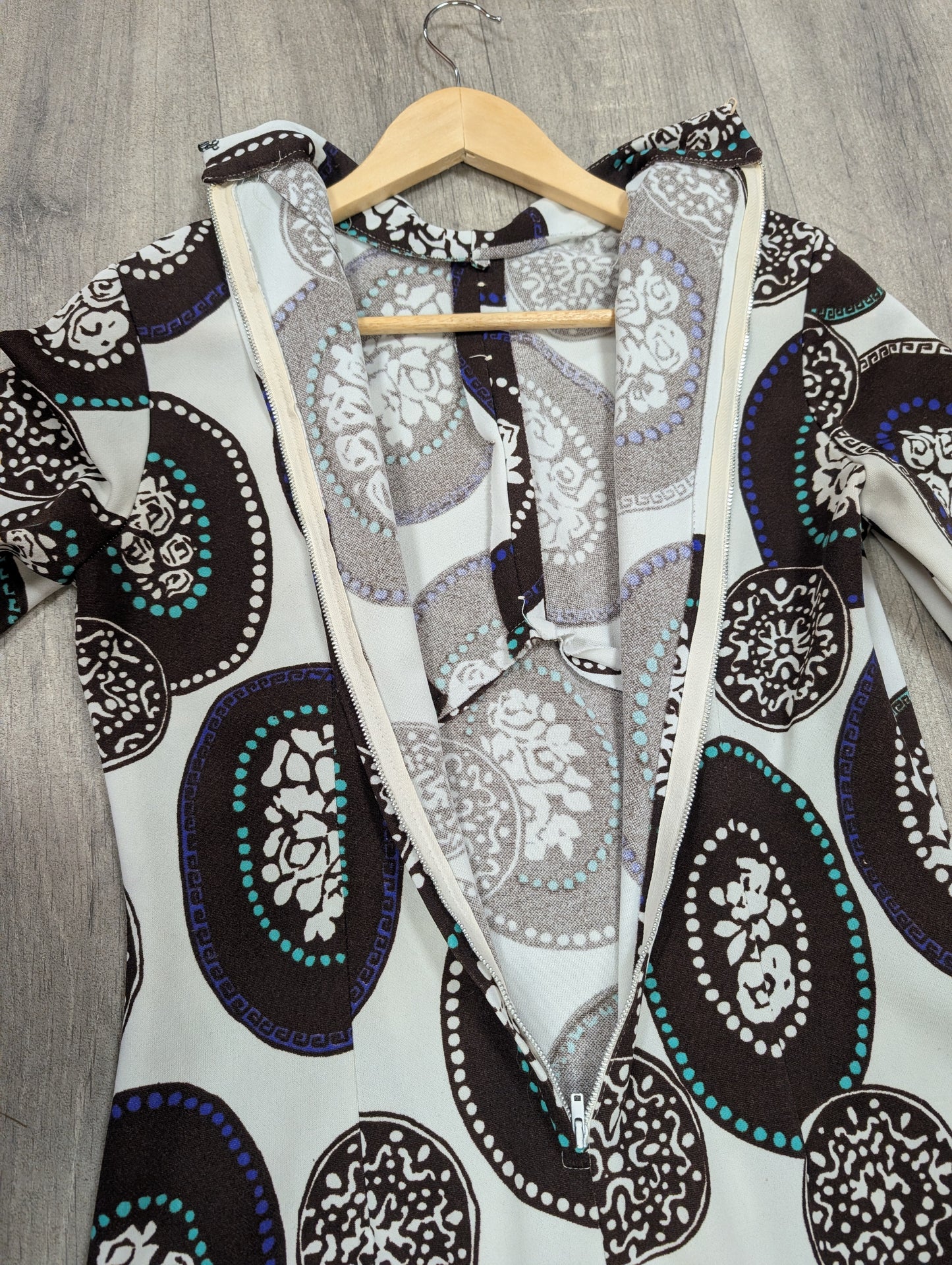 60s/70s dress - M/12
