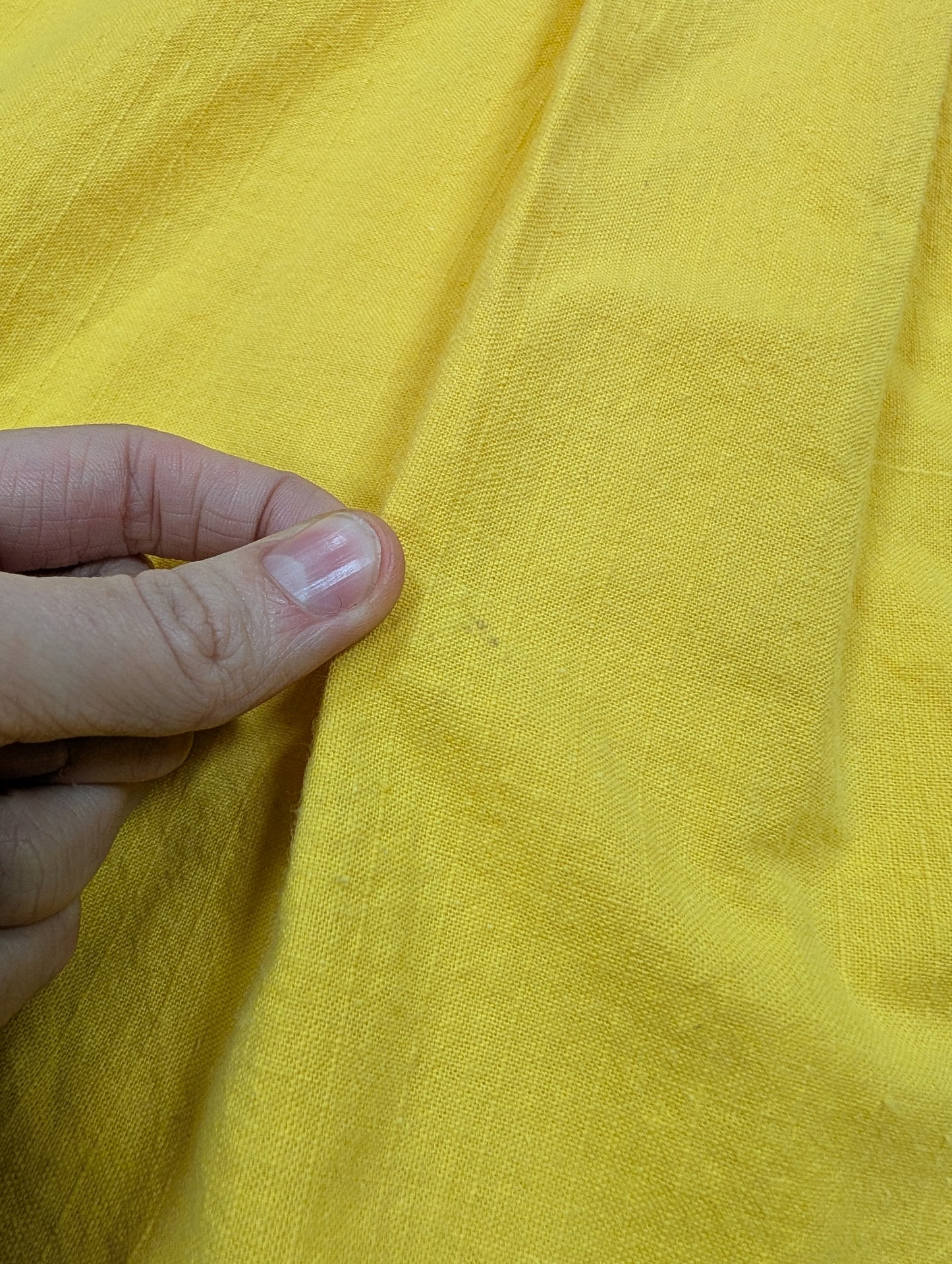 1970s Tapestry yellow cotton shirt