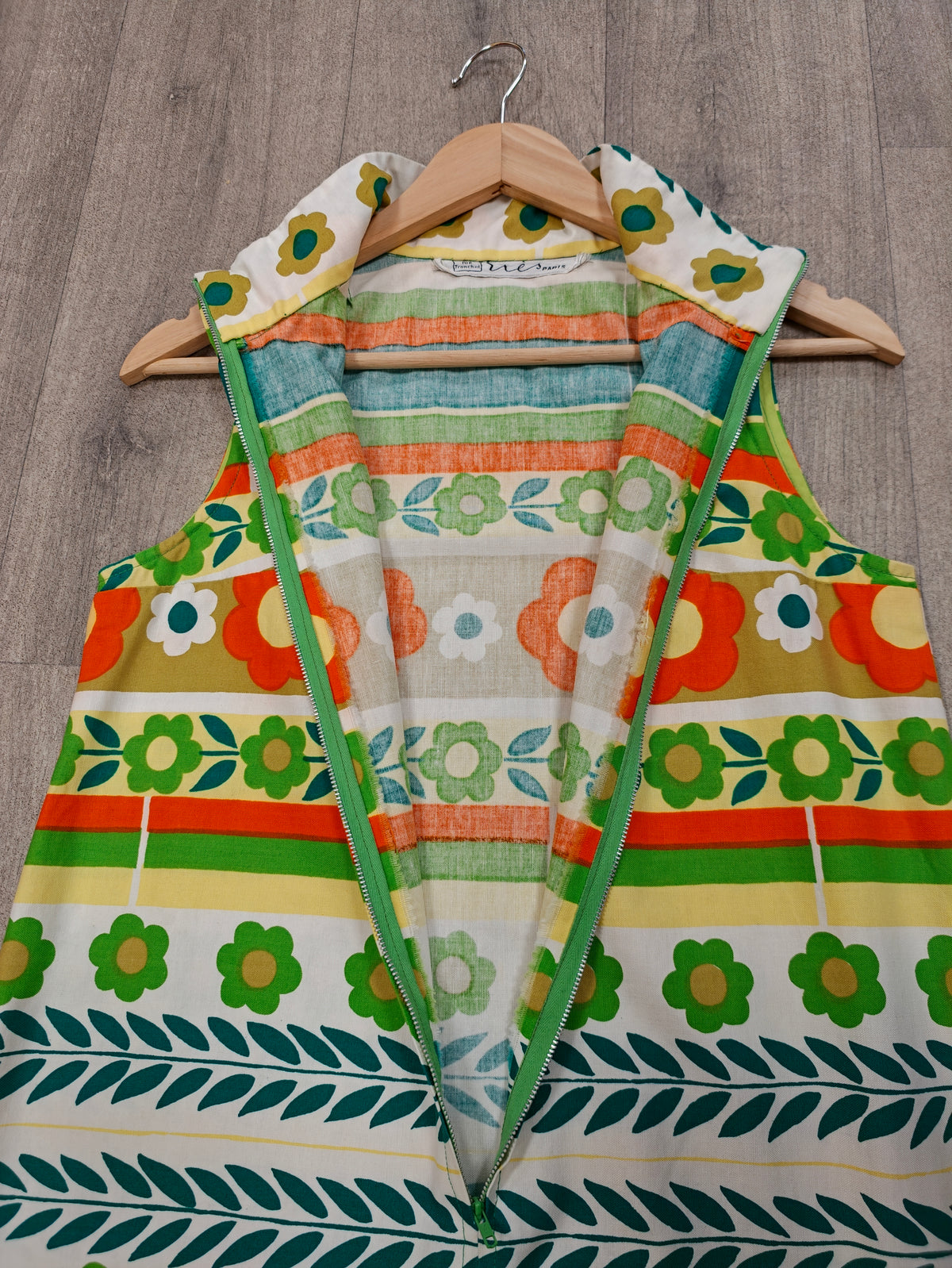 1960s Eres Paris cotton mini dress - XS/S