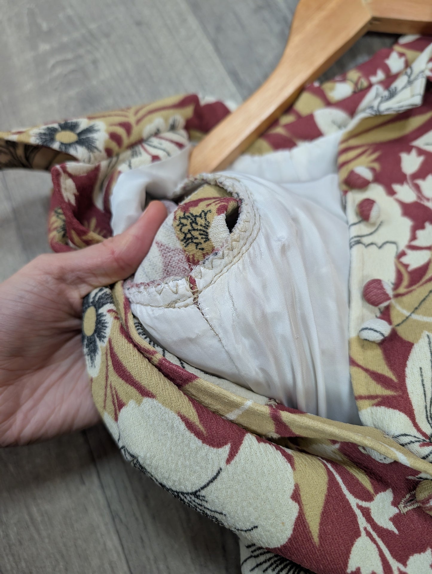 60s/70s floral dress - M/12