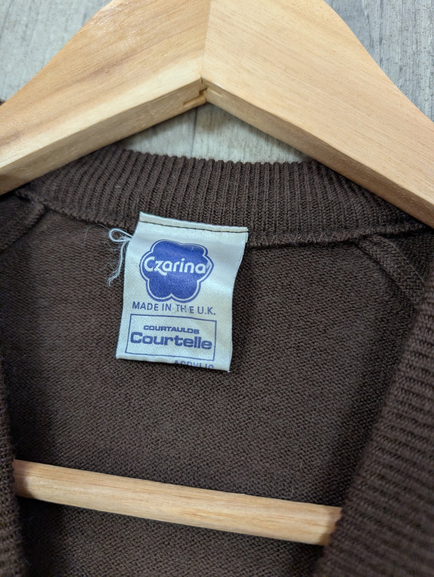 Czarina brown cardigan - S