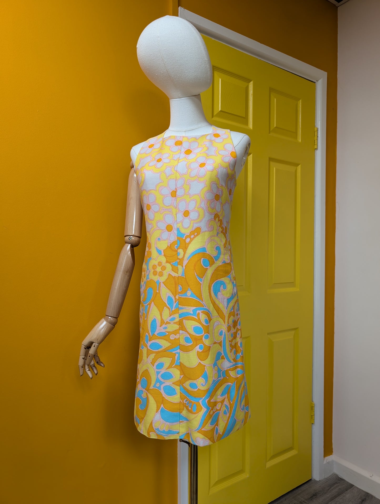 1960s Susan Small psychedelic dress - S/8