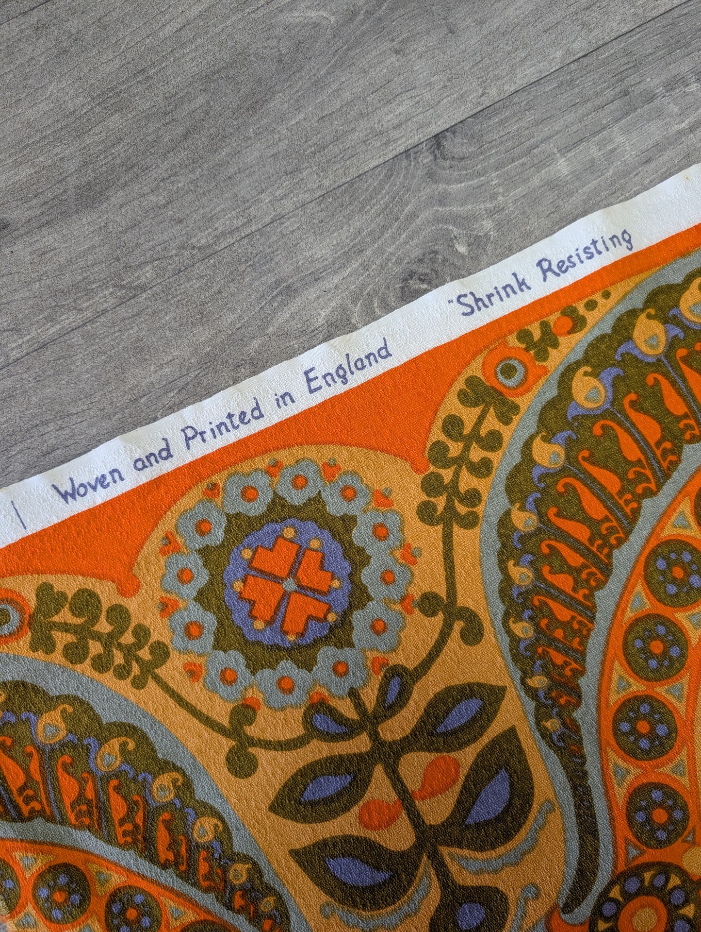 1960s Pageant by Jyoti Bhomik for Heals psychedelic fabric