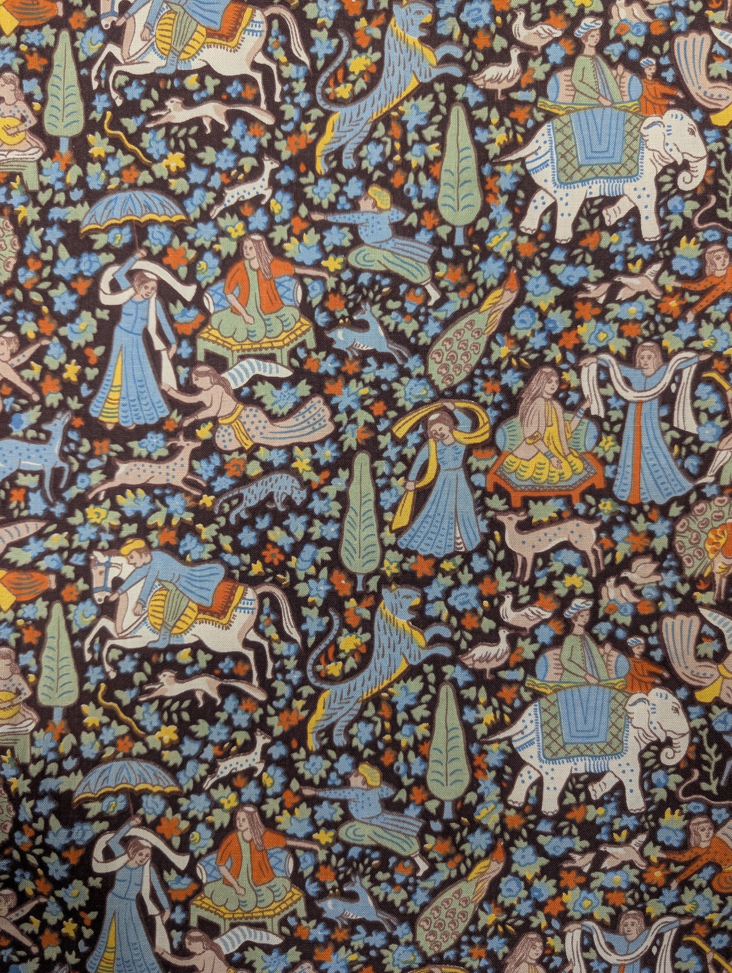 1960s Warrender Liberty fabric novelty print cotton dress - S/8
