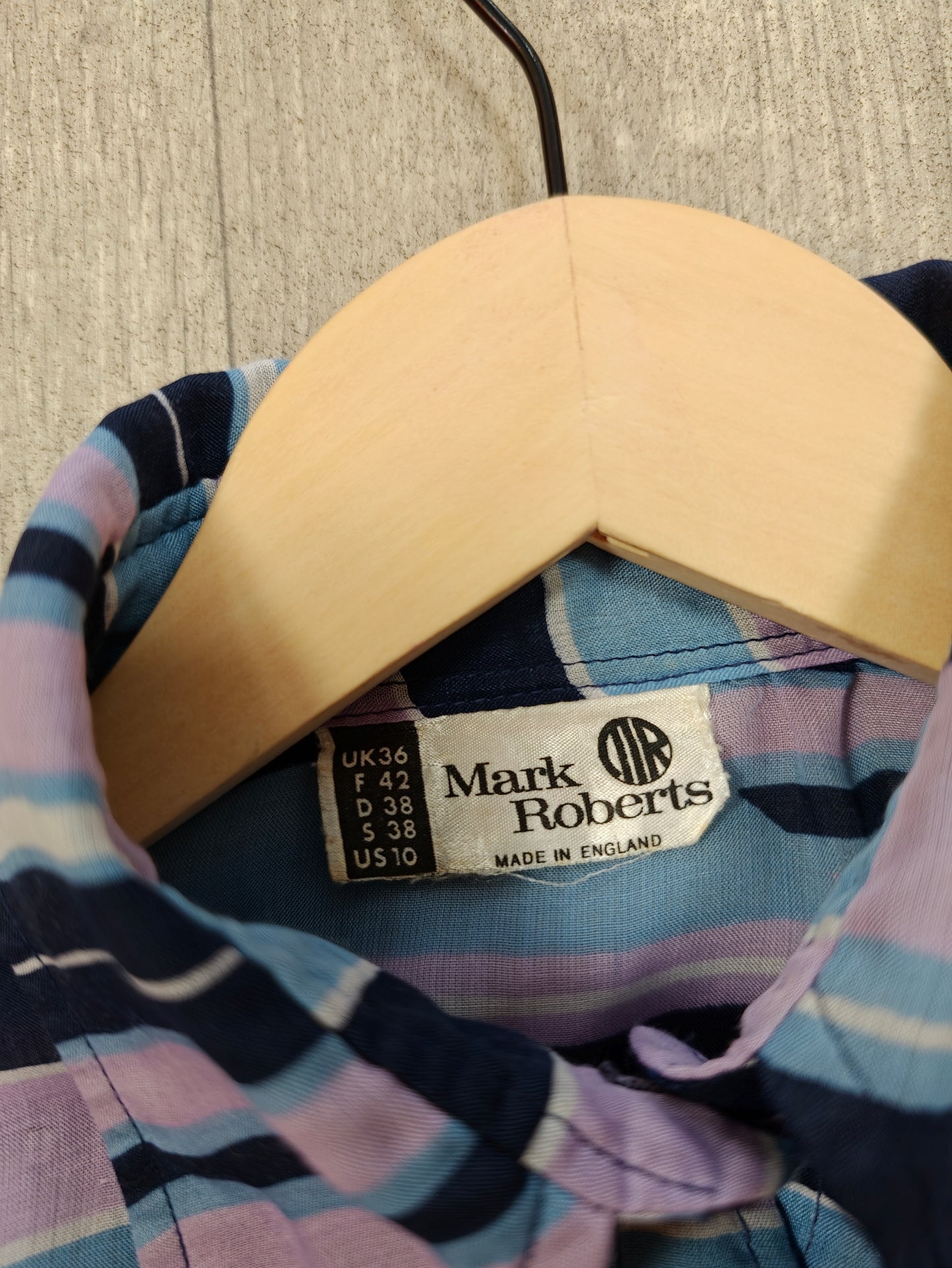 1970s Mark Roberts balloon sleeve shirt - S/M