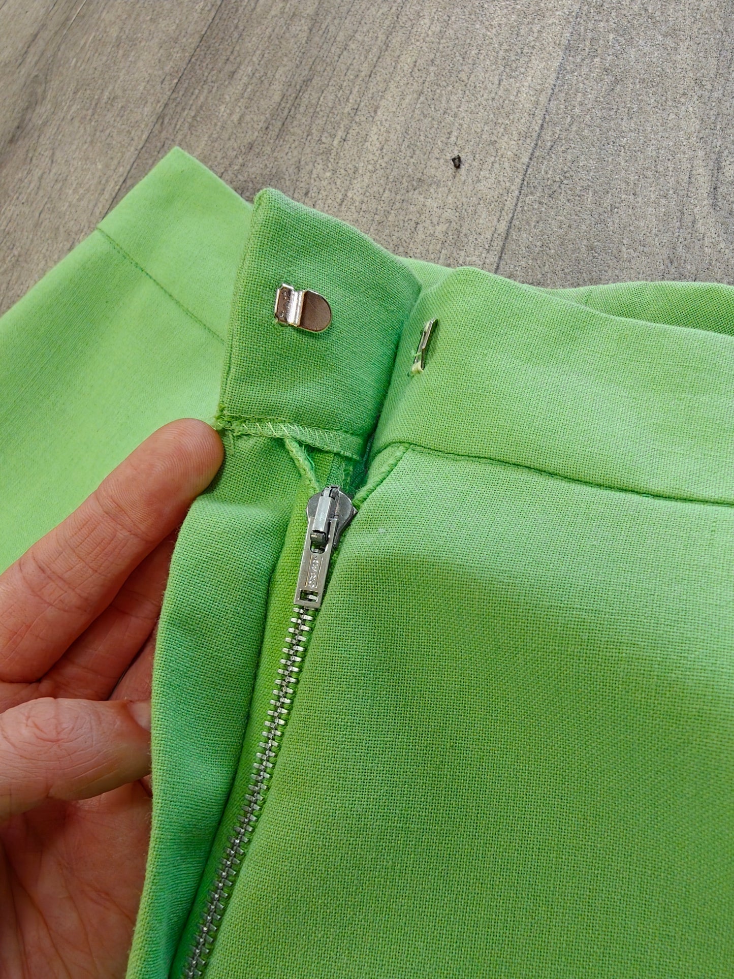 1970s Berkertex Boutique green flares