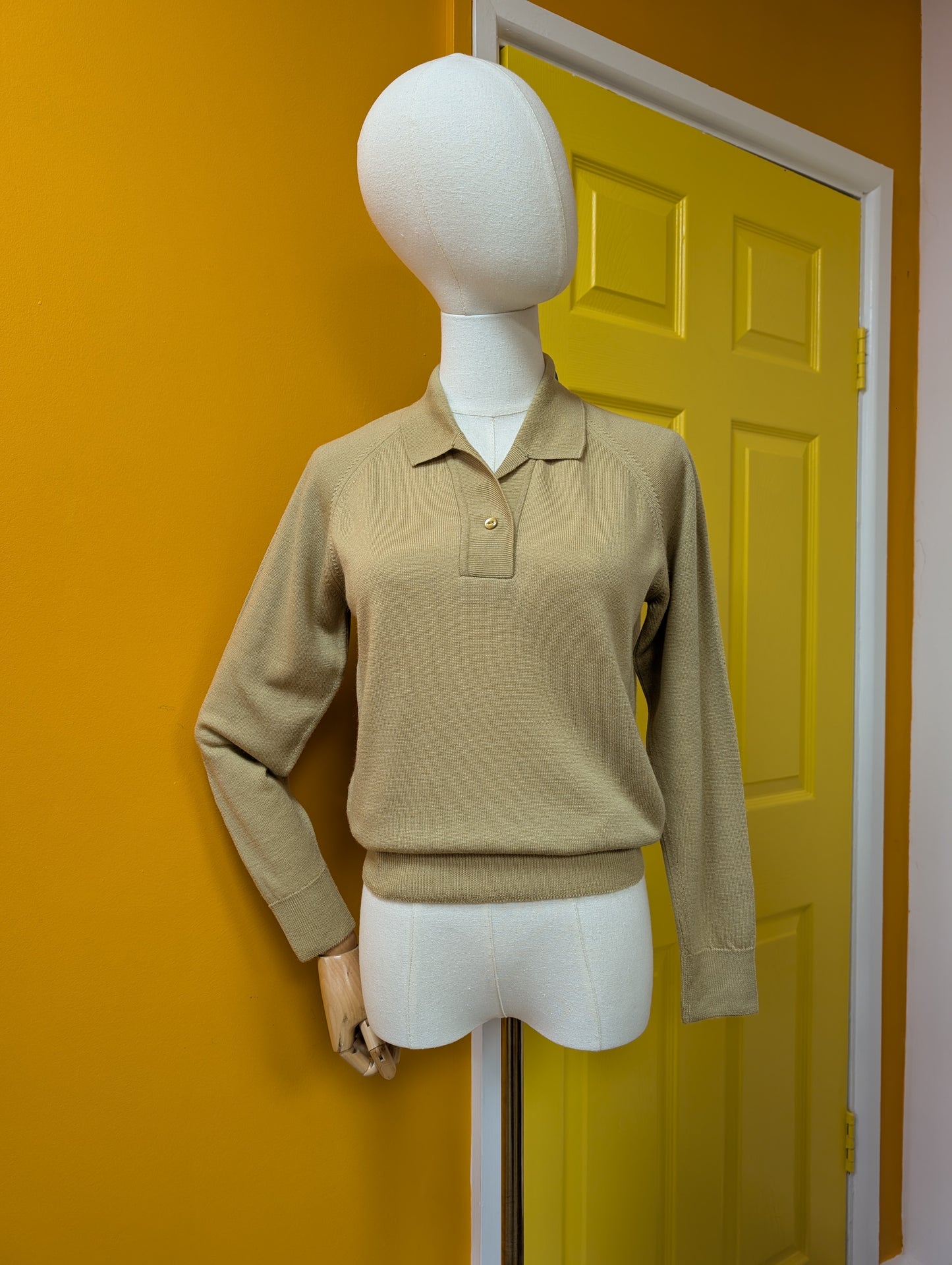 Deadstock Cairnryan of Scotland merino wool jumper - S