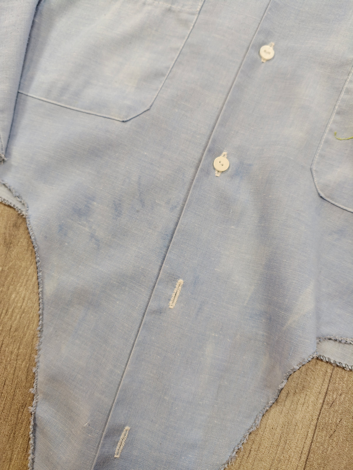 1970s De Colores embroidered & appliquéd tie waist shirt - M
